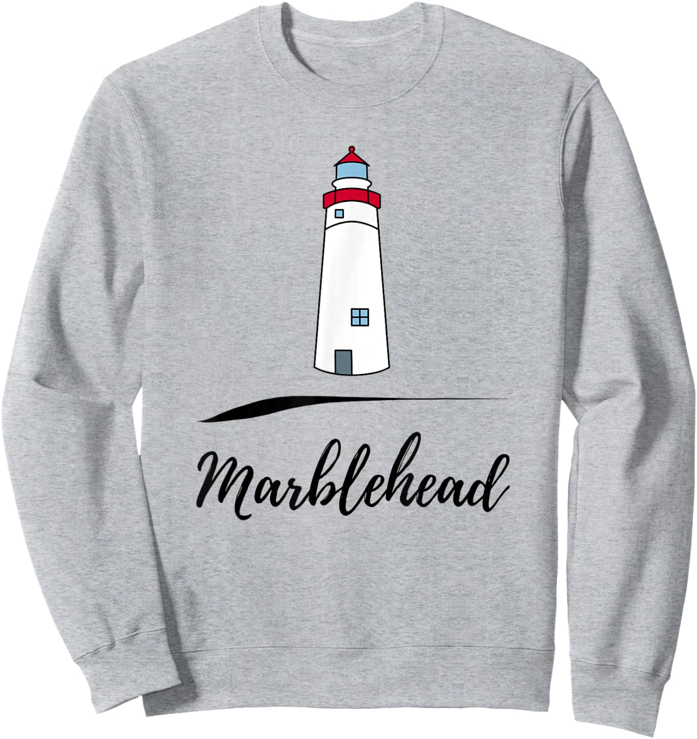 Marblehead lighthouse Sweatshirt - Sweatshirt | Ash