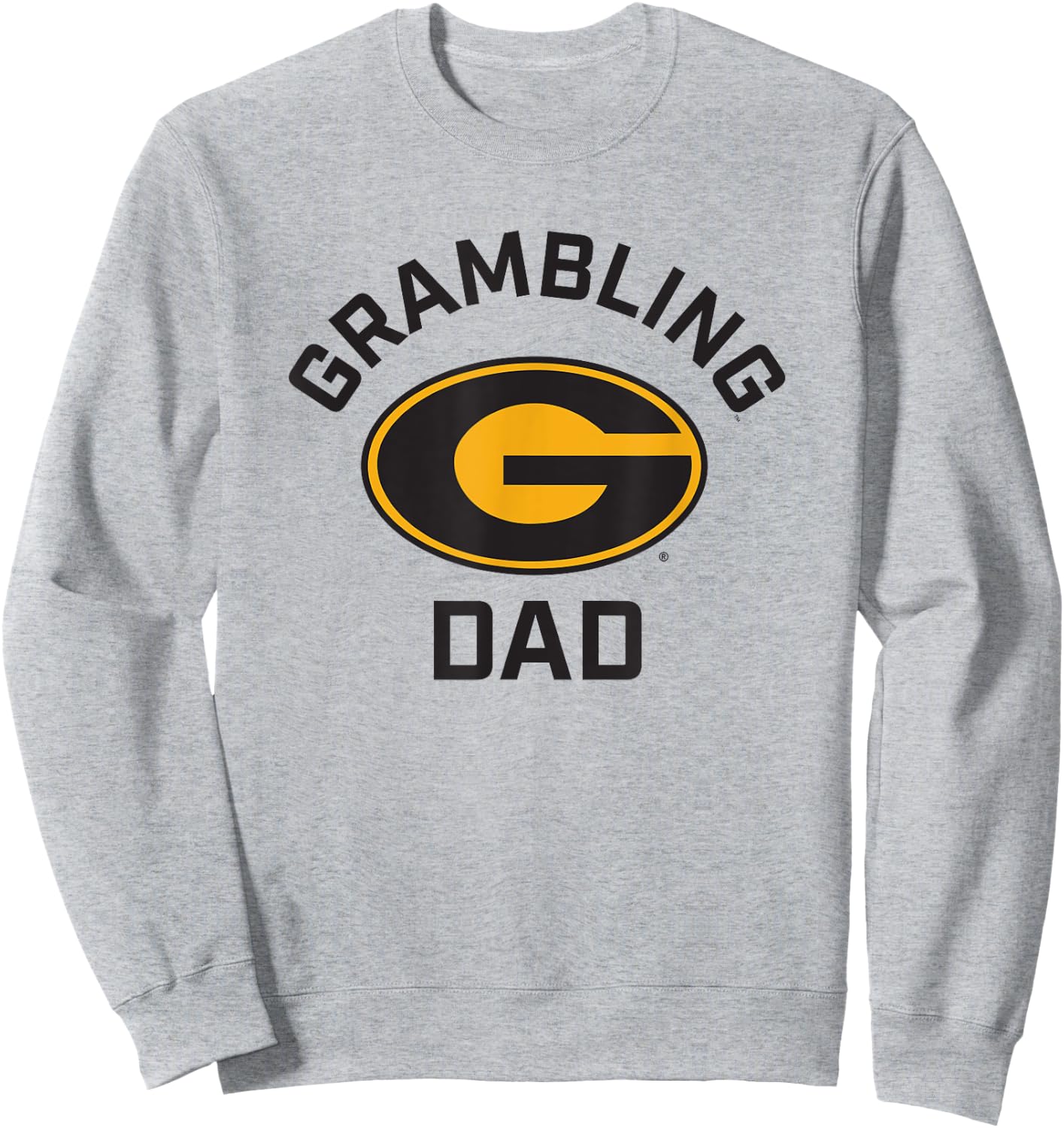 Grambling State University GSU Tigers Arched Dad Sweatshirt - Sweatshirt | Ash