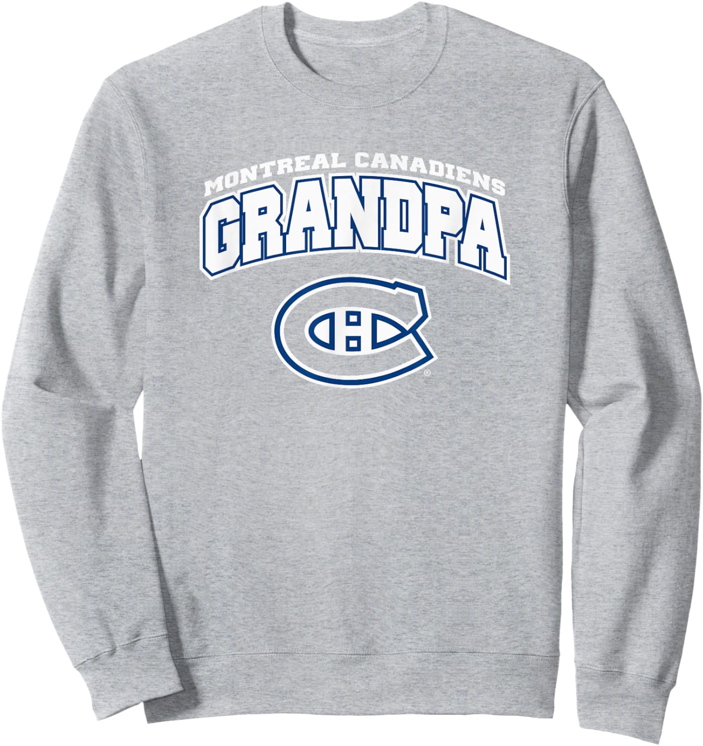 Montreal Canadiens Grandpa Logo Red NHL Officially Licensed Sweatshirt - Sweatshirt | Ash