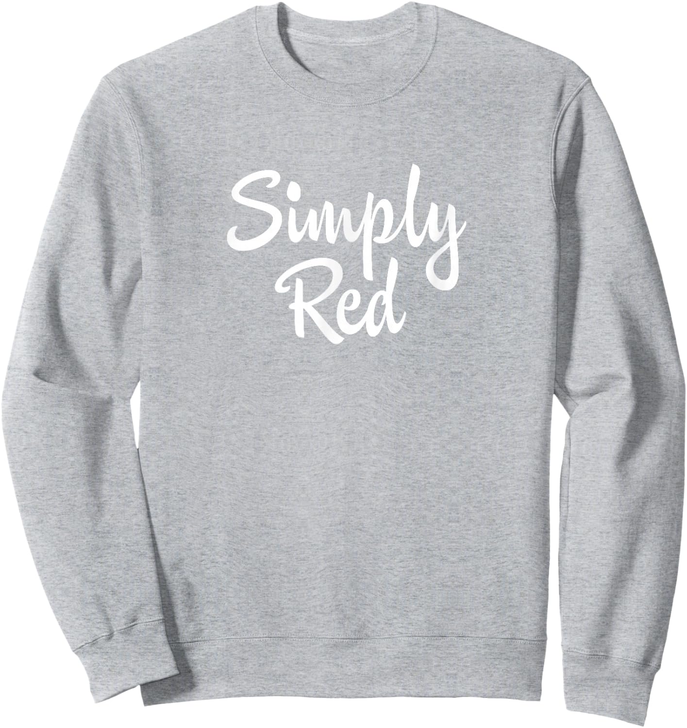 Simply Red "Script" Sweatshirt - Sweatshirt | Ash