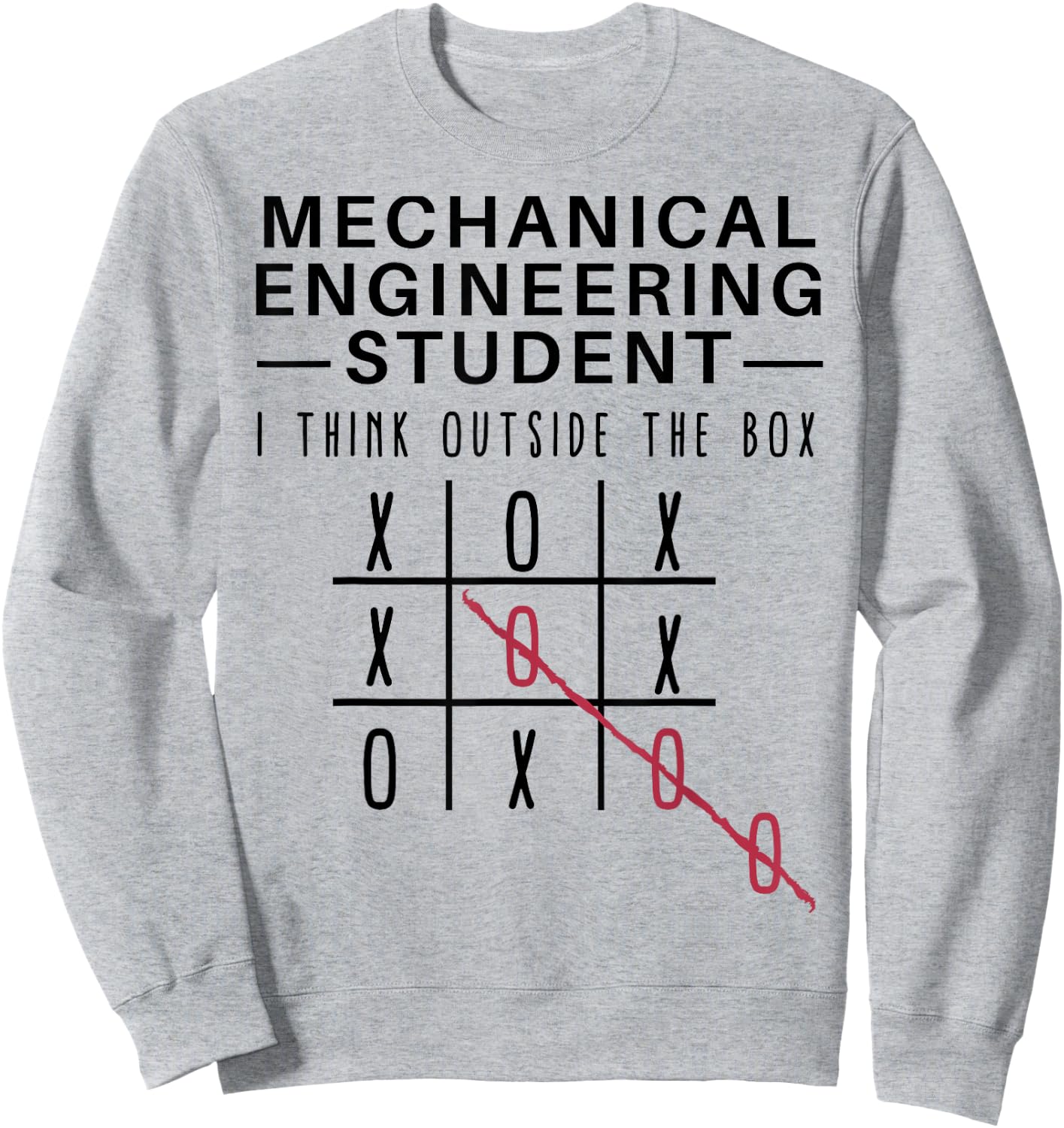 Saying Mechanical Engineer Student Joke Graduation Women Men Sweatshirt - Sweatshirt | Ash