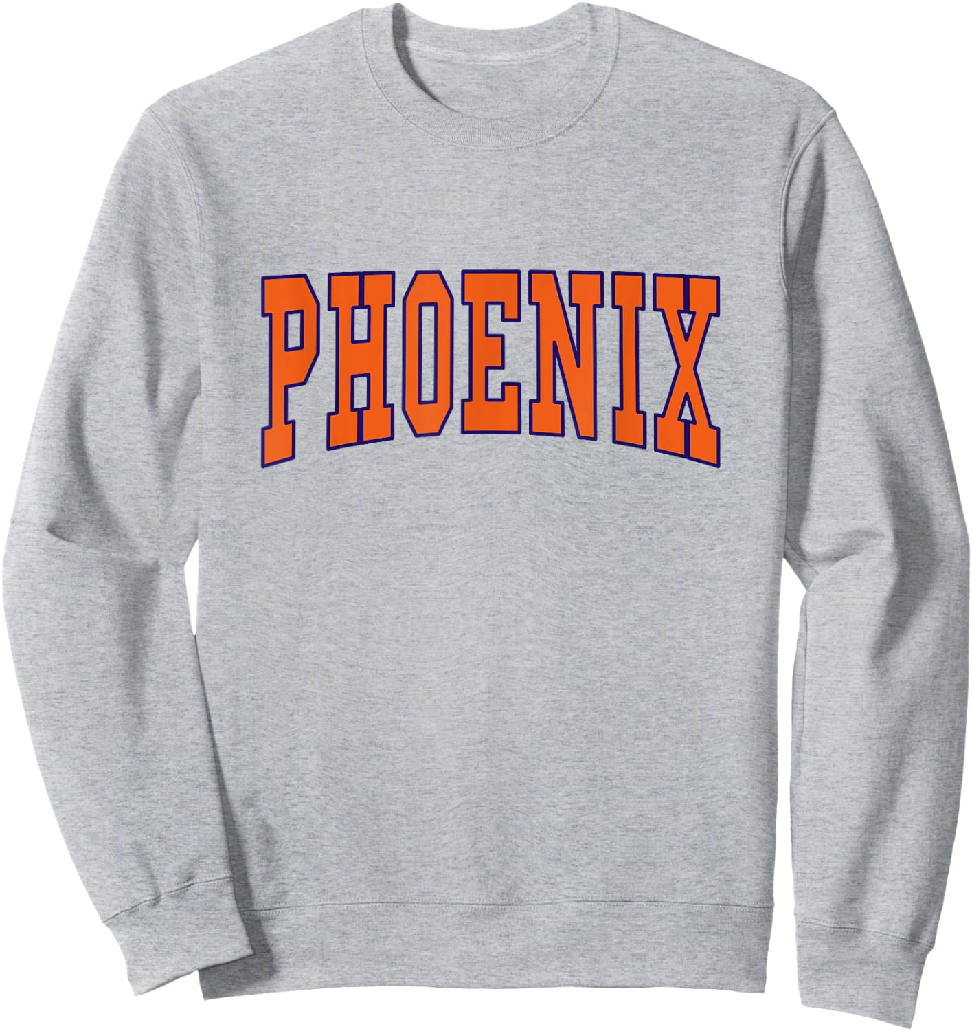 Graphic Apparel Co. - PHOENIX - Hometown Pride - Throwback Design - Classic - White - Small - Short Sleeve Sweatshirt - Sweatshirt | Ash