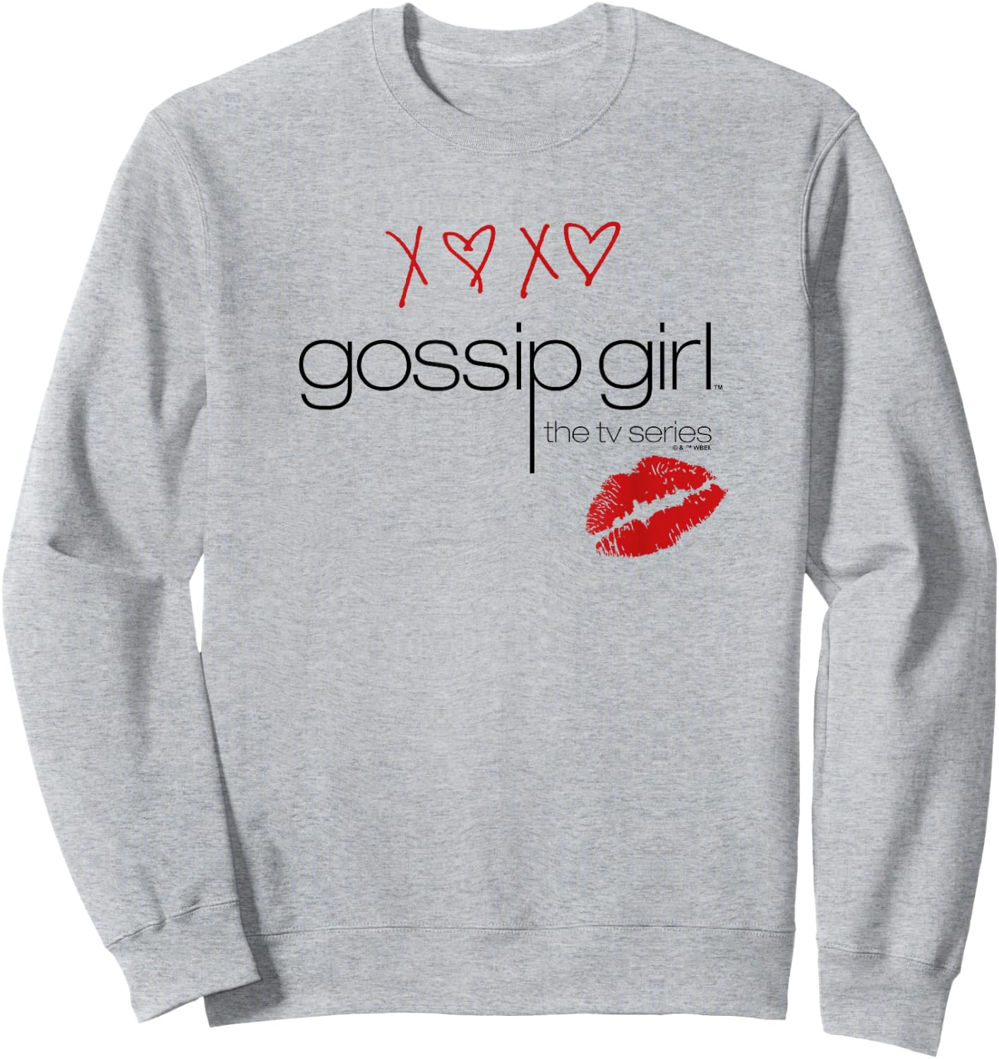 Gossip Girl Classic Logo Valentine's Day Sweatshirt - Sweatshirt | Ash