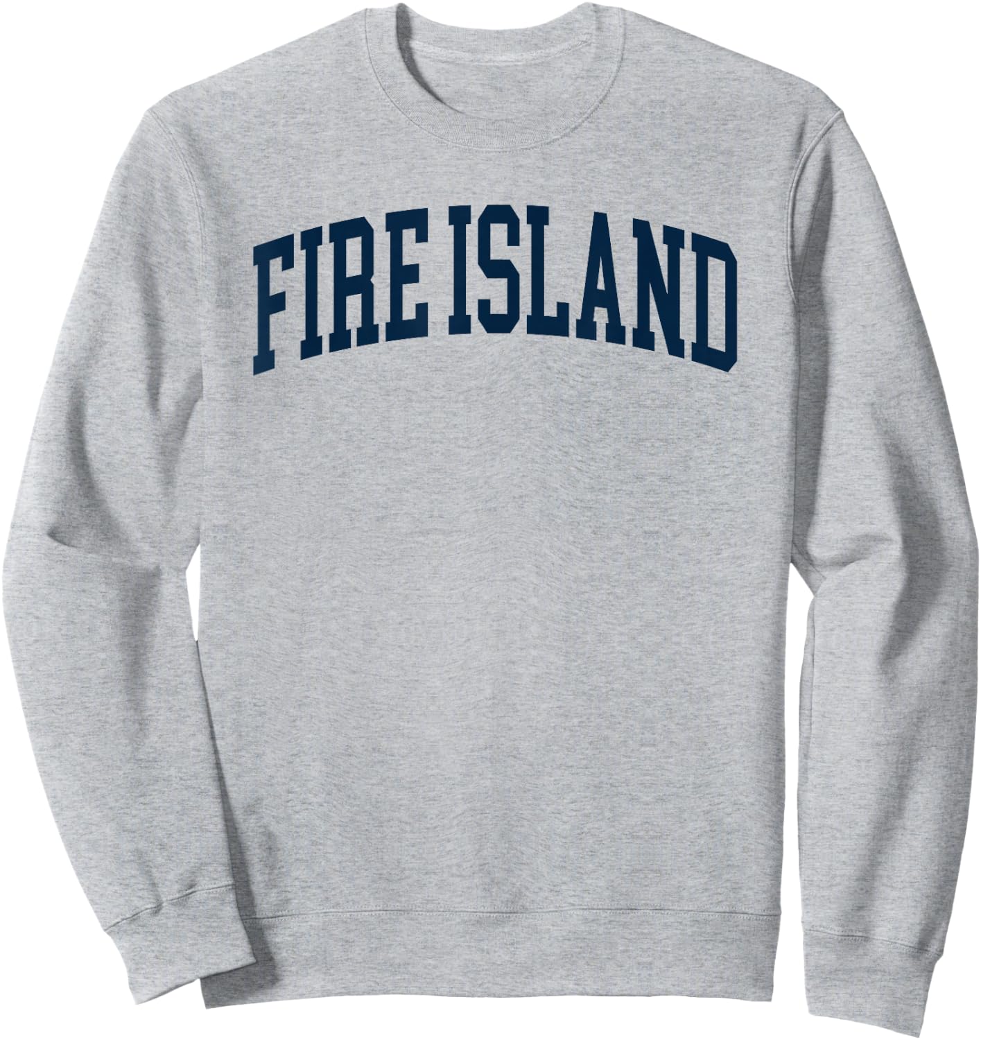 Fire Island New York Souvenir Retro Preppy Throwback Sweatshirt - Sweatshirt | Ash
