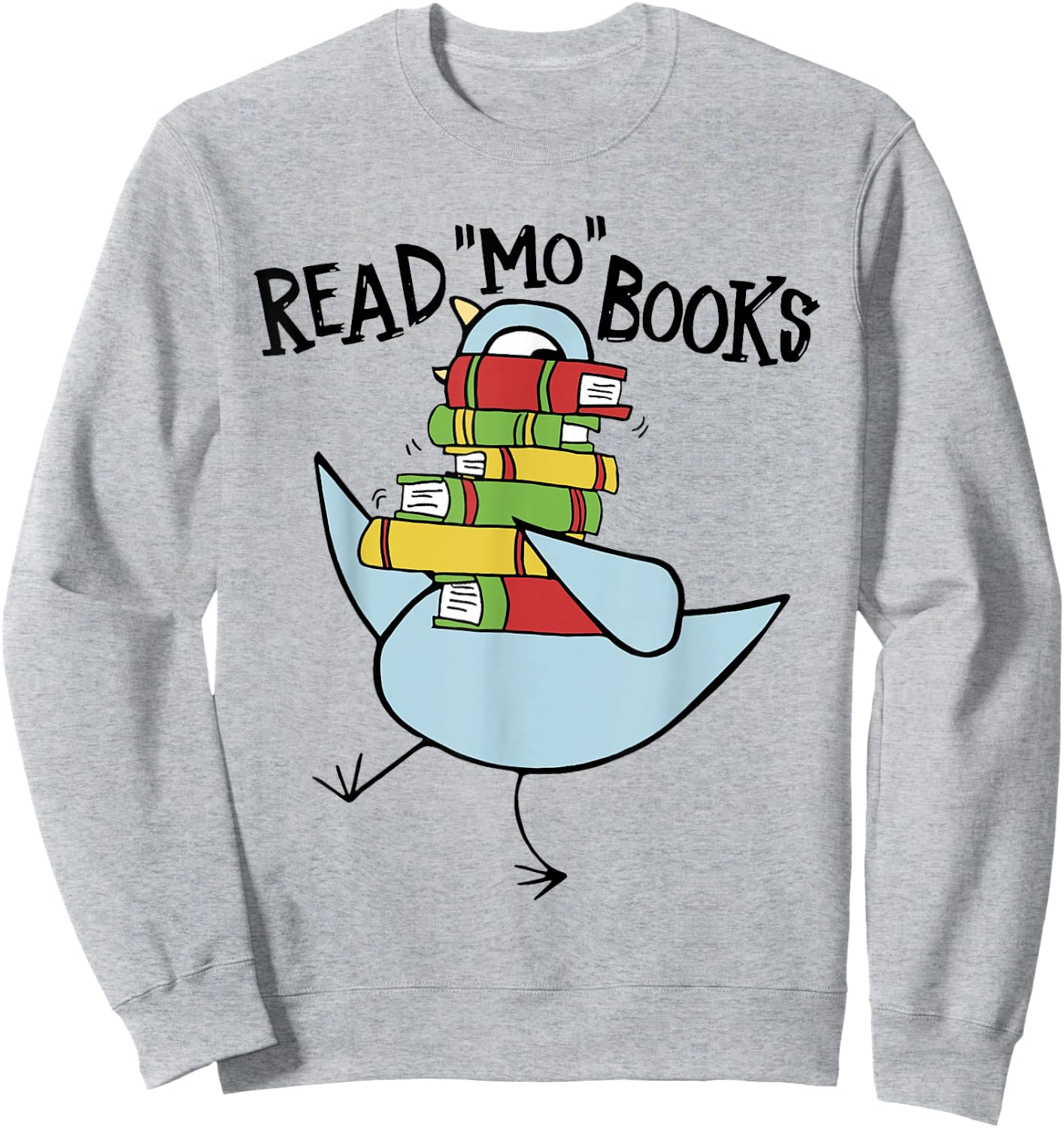Read More Books Librarian Bookworm Literature Sweatshirt - Sweatshirt | Ash