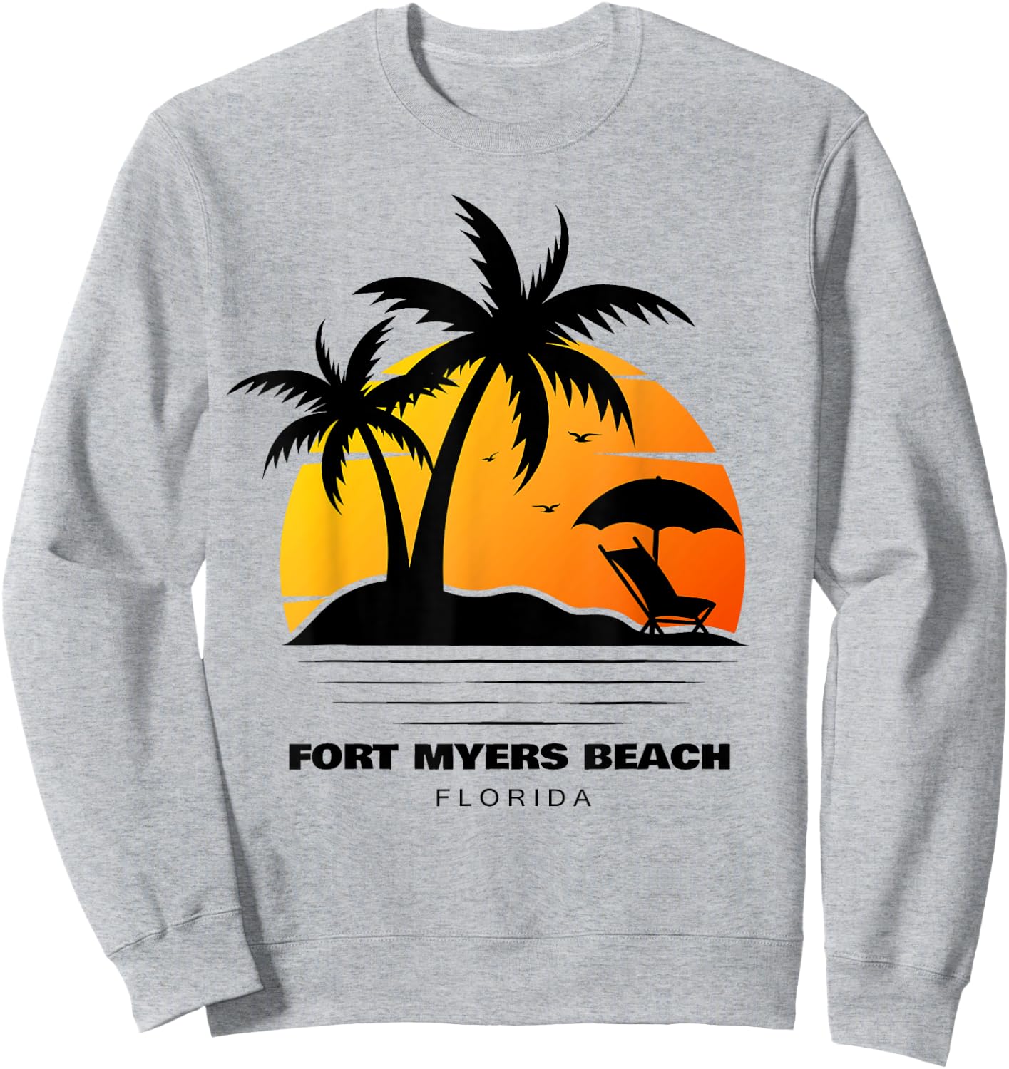 Fort Myers Beach Florida Sweatshirt - Sweatshirt | Ash