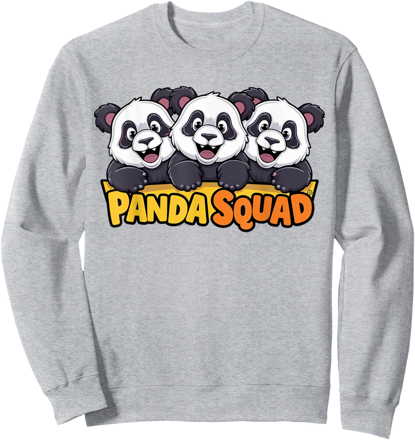 Panda Squad for Panda Lover Shirt | Cool Panda Sweatshirt - Sweatshirt | Ash
