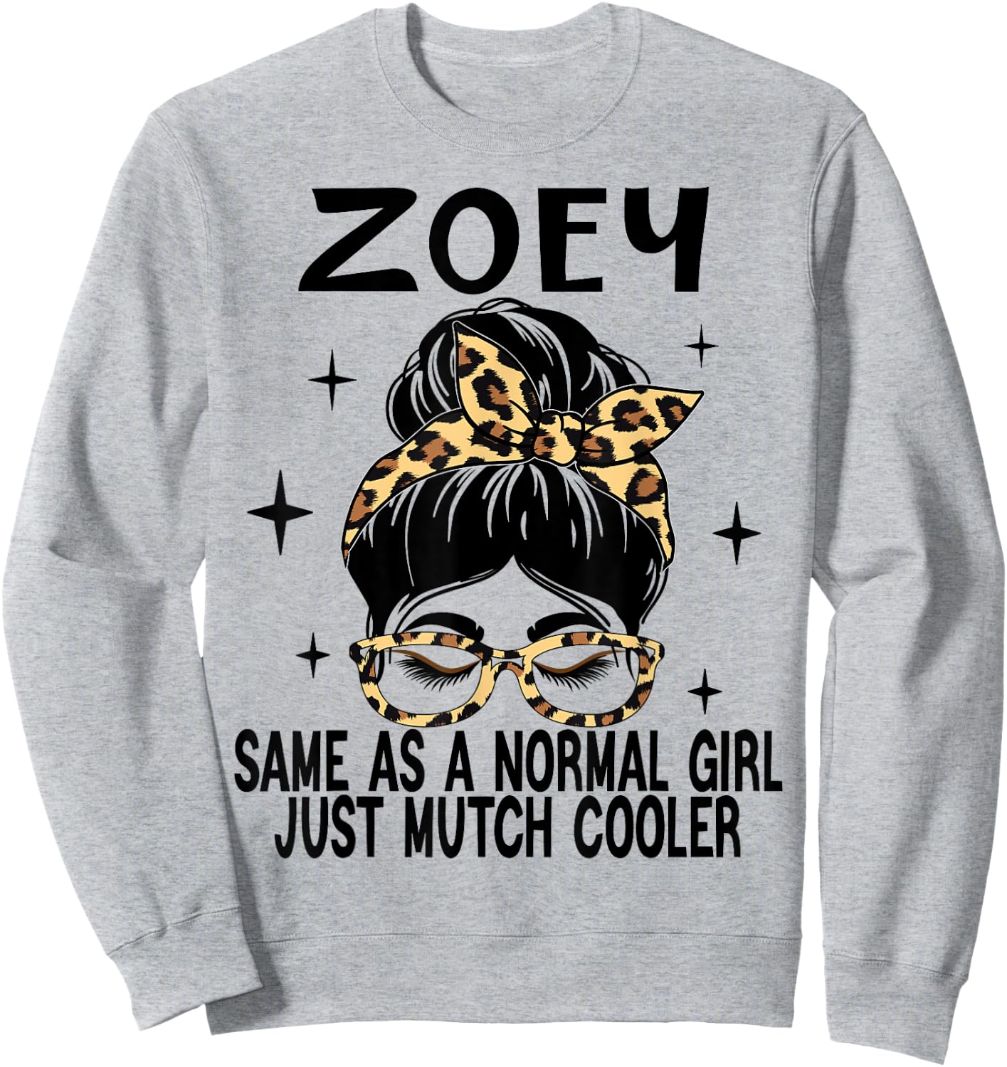 ZOEY Costume Cute Definition Personalized Name ZOEY Sweatshirt - Sweatshirt | Ash