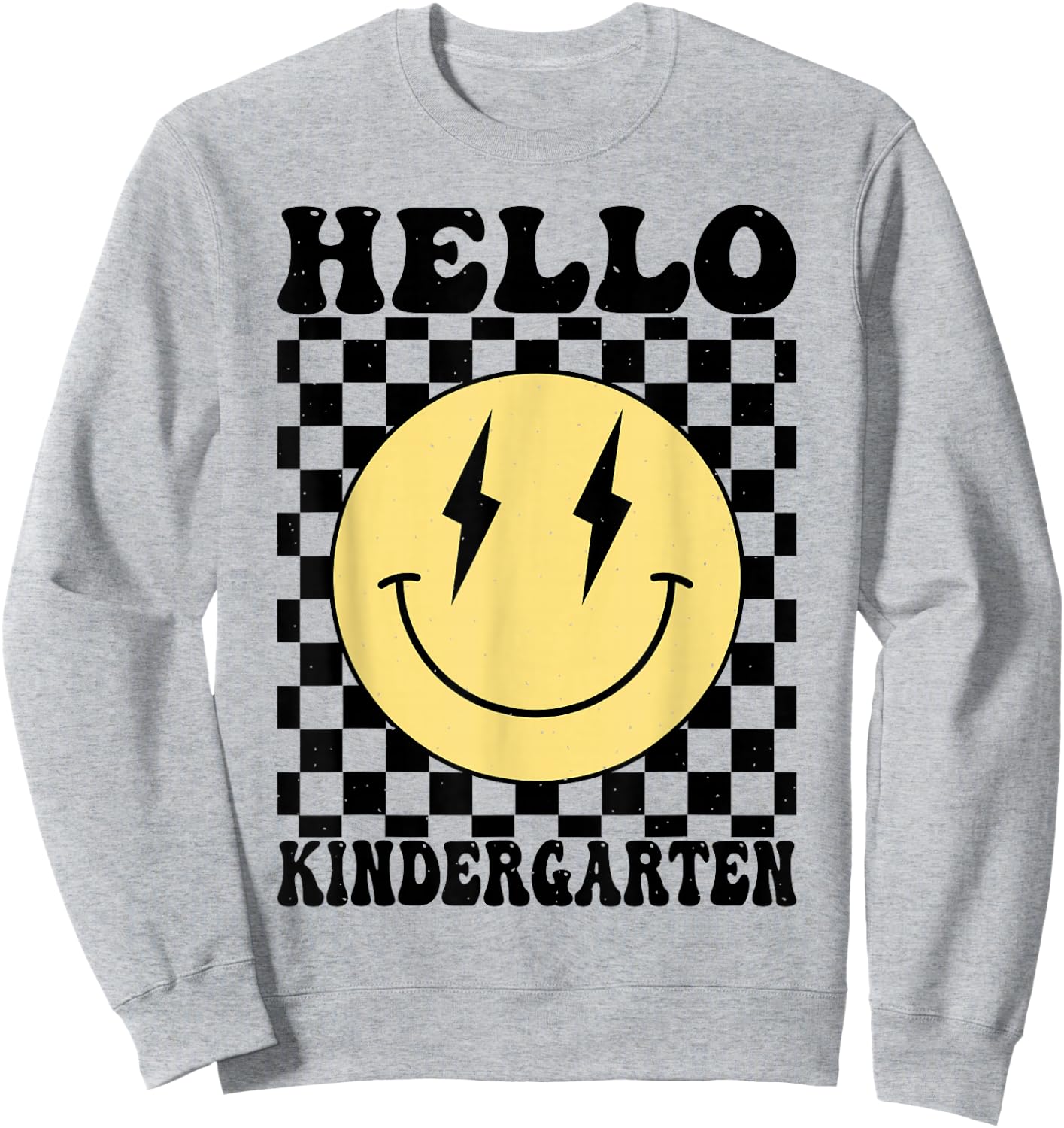 Hello Kindergarten First Day of School Kindergarten Boys Kid Sweatshirt - Sweatshirt | Ash