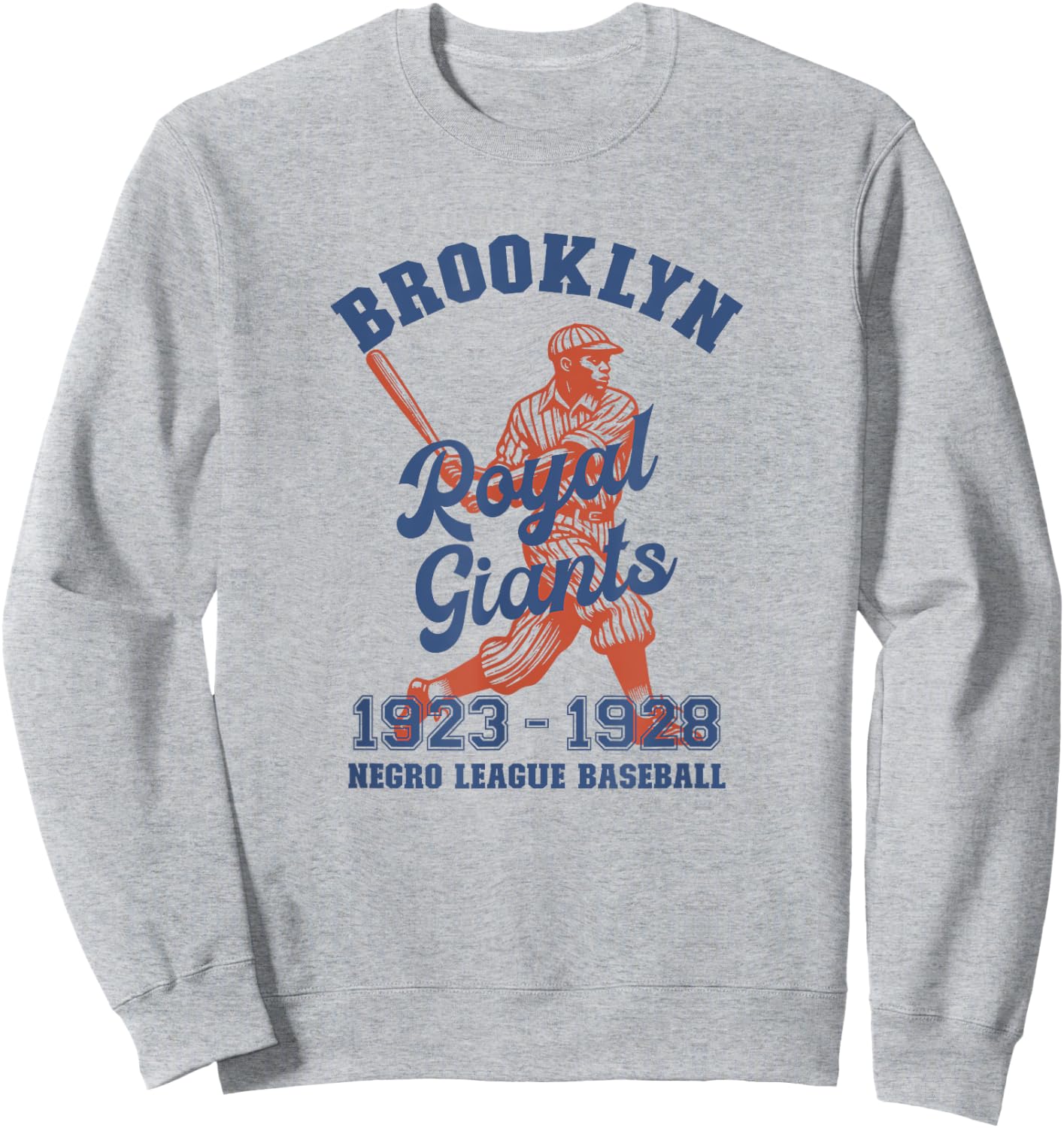 Vintage Negro League Baseball Brooklyn New York Sweatshirt - Sweatshirt | Ash