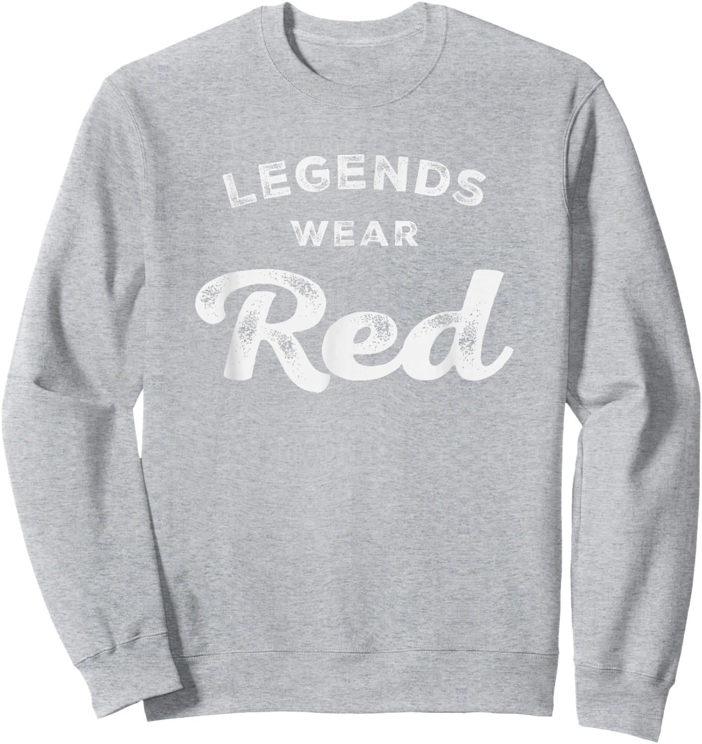 Legends Wear Red Team Spirit Game Gear Color War Sweatshirt - Sweatshirt | Ash