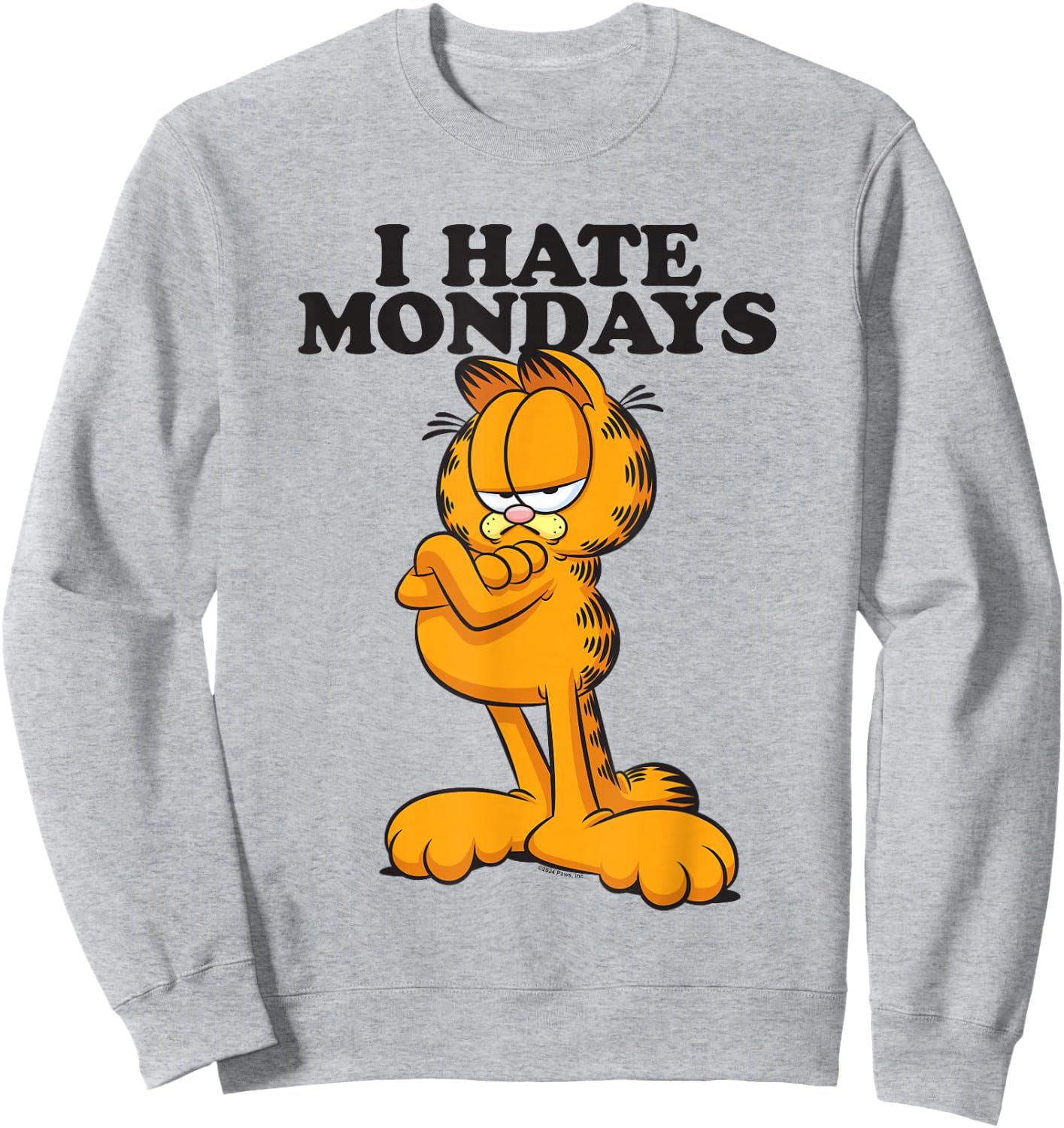 Garfield I Hate Mondays Sweatshirt - Sweatshirt | Ash