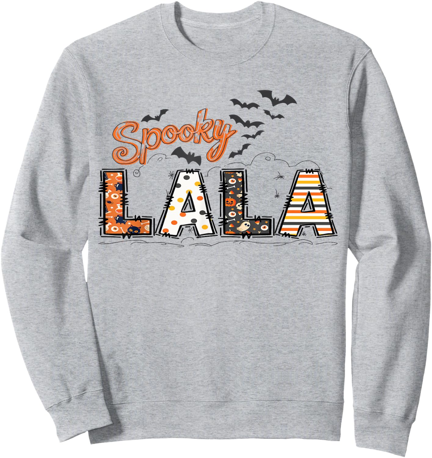 Spooky Lala Halloween Lala Life Family Matching Sweatshirt - Sweatshirt | Ash