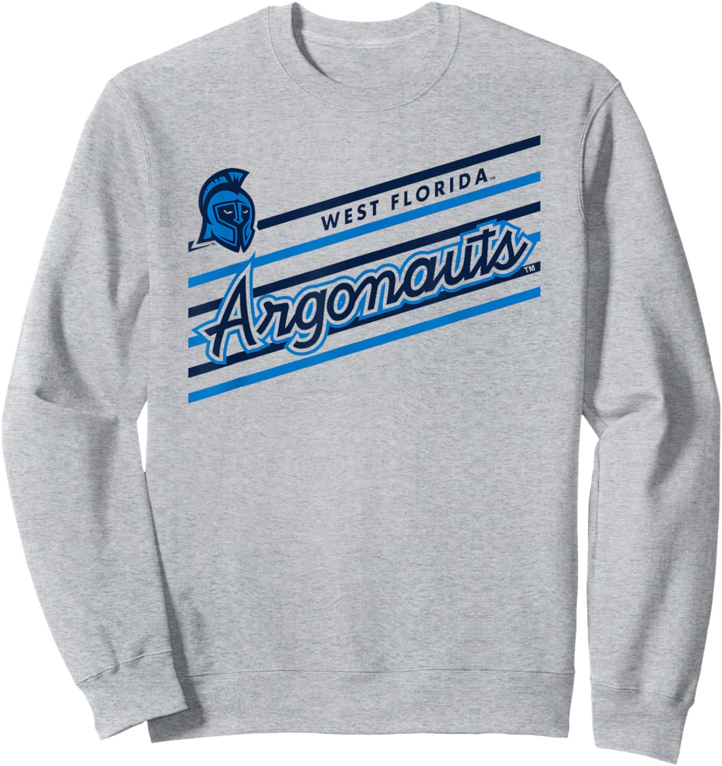 West Florida Argonauts Retro Performer White Sweatshirt - Sweatshirt | Ash