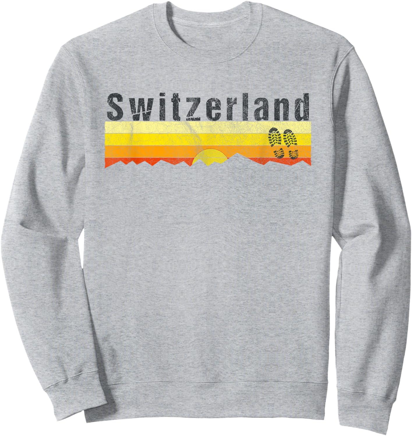 Vintage Switzerland Gift Sweatshirt - Sweatshirt | Ash