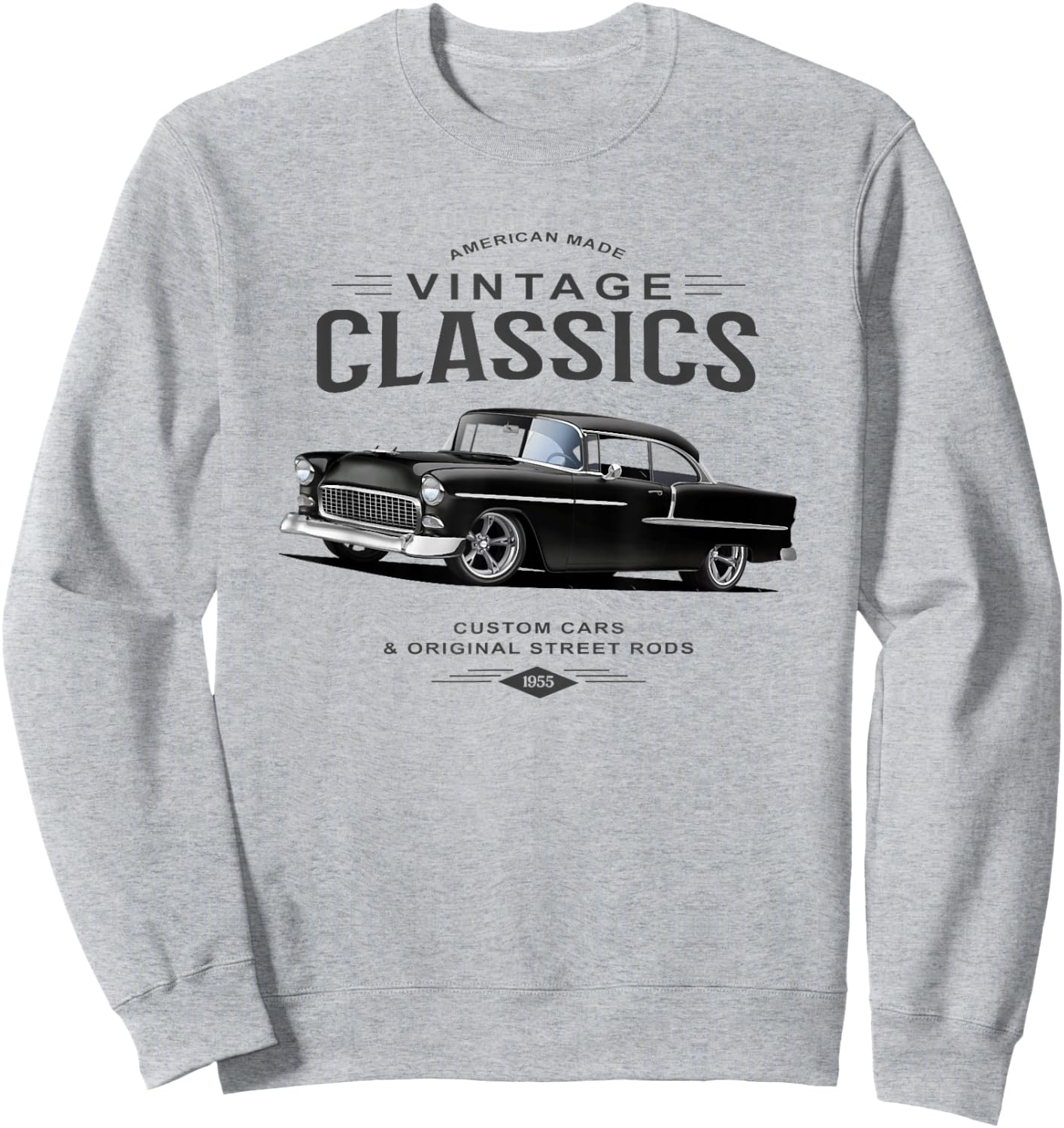 55 Chevys Truck Classic Sweatshirt - Sweatshirt | Ash