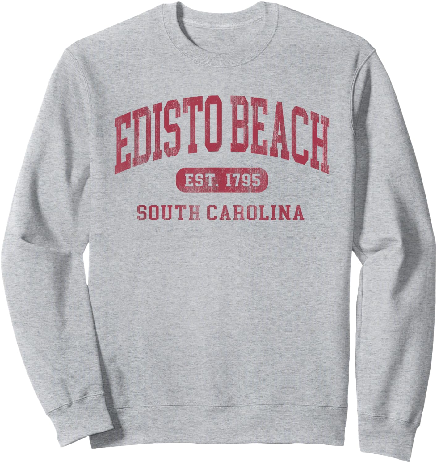 Edisto Beach South Carolina Vintage Established Sweatshirt - Sweatshirt | Ash