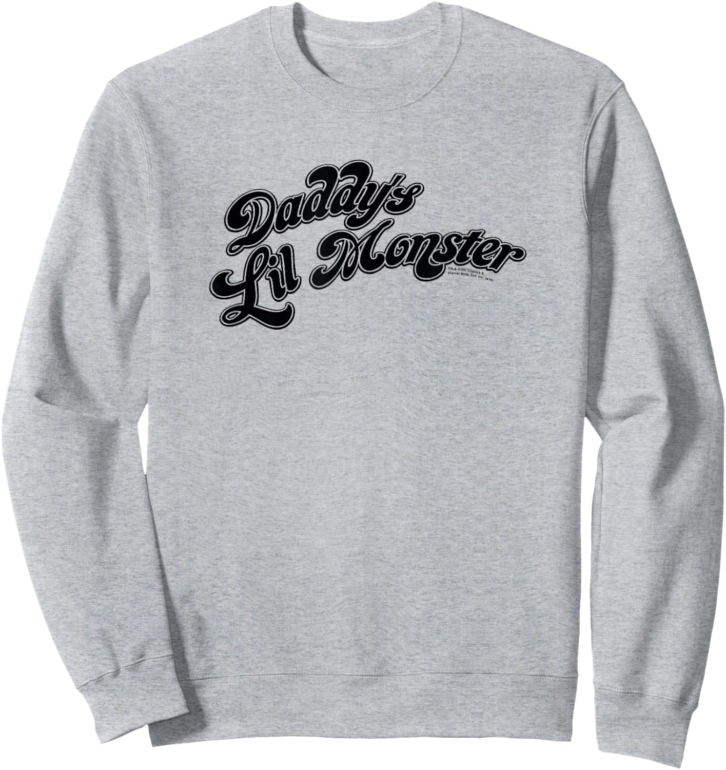 Suicide Squad Harley Quinn Daddy's Lil' Monster Sweatshirt - Sweatshirt | Ash