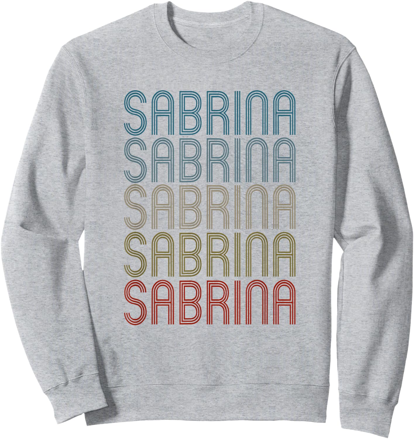 Sabrina First Name Vintage Retro Sweatshirt - Sweatshirt | Ash