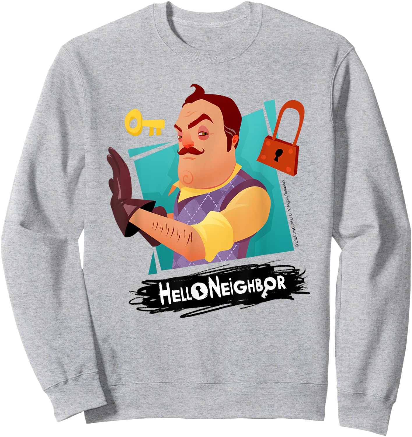 Hello Neighbor - Game Related Designs Sweatshirt - Sweatshirt | Ash