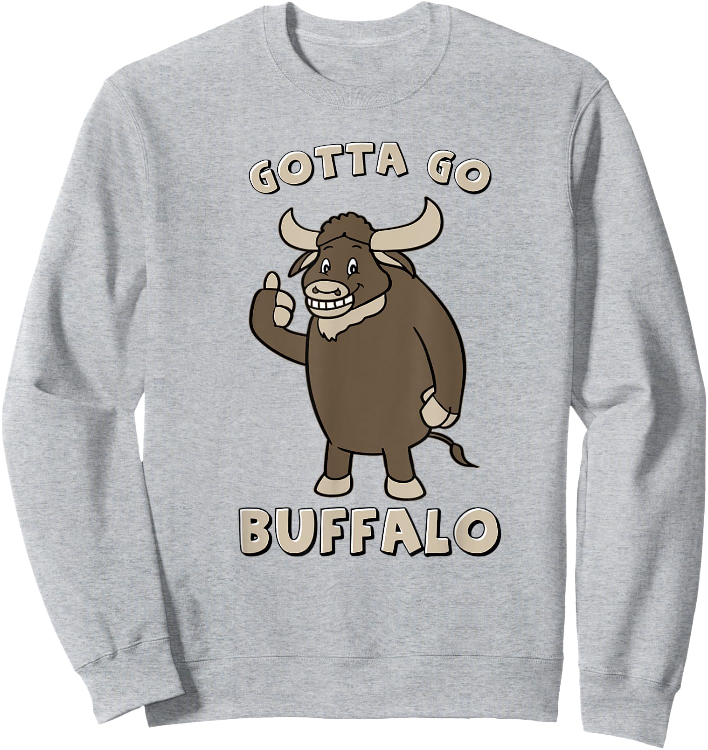 Gotta Go Buffalo Sweatshirt - Sweatshirt | Ash