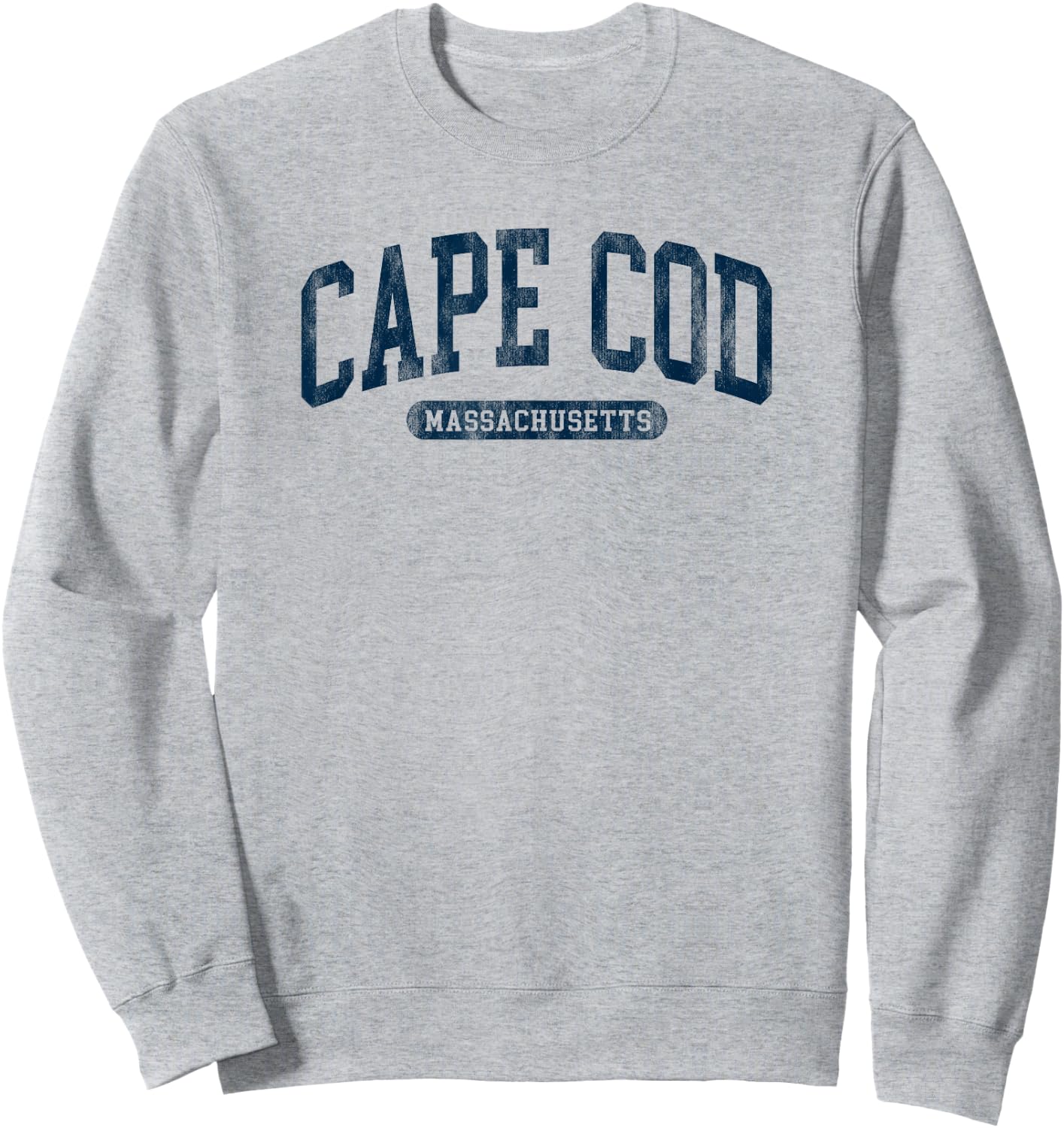 Cape Cod Massachusetts Retro Preppy Throwback Sweatshirt - Sweatshirt | Ash