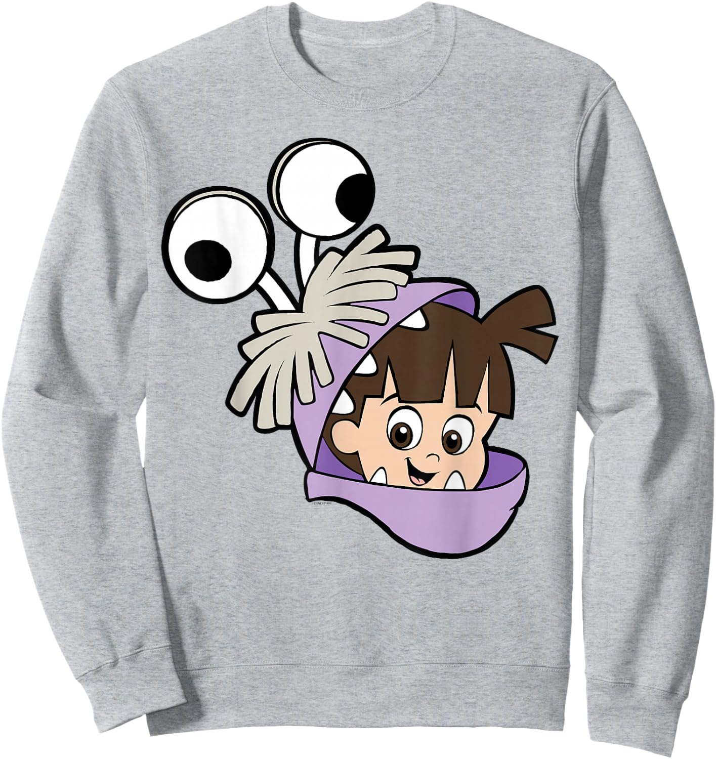 Disney and Pixar’s Monsters, Inc. Boo Big Face Costume Sweatshirt - Sweatshirt | Ash
