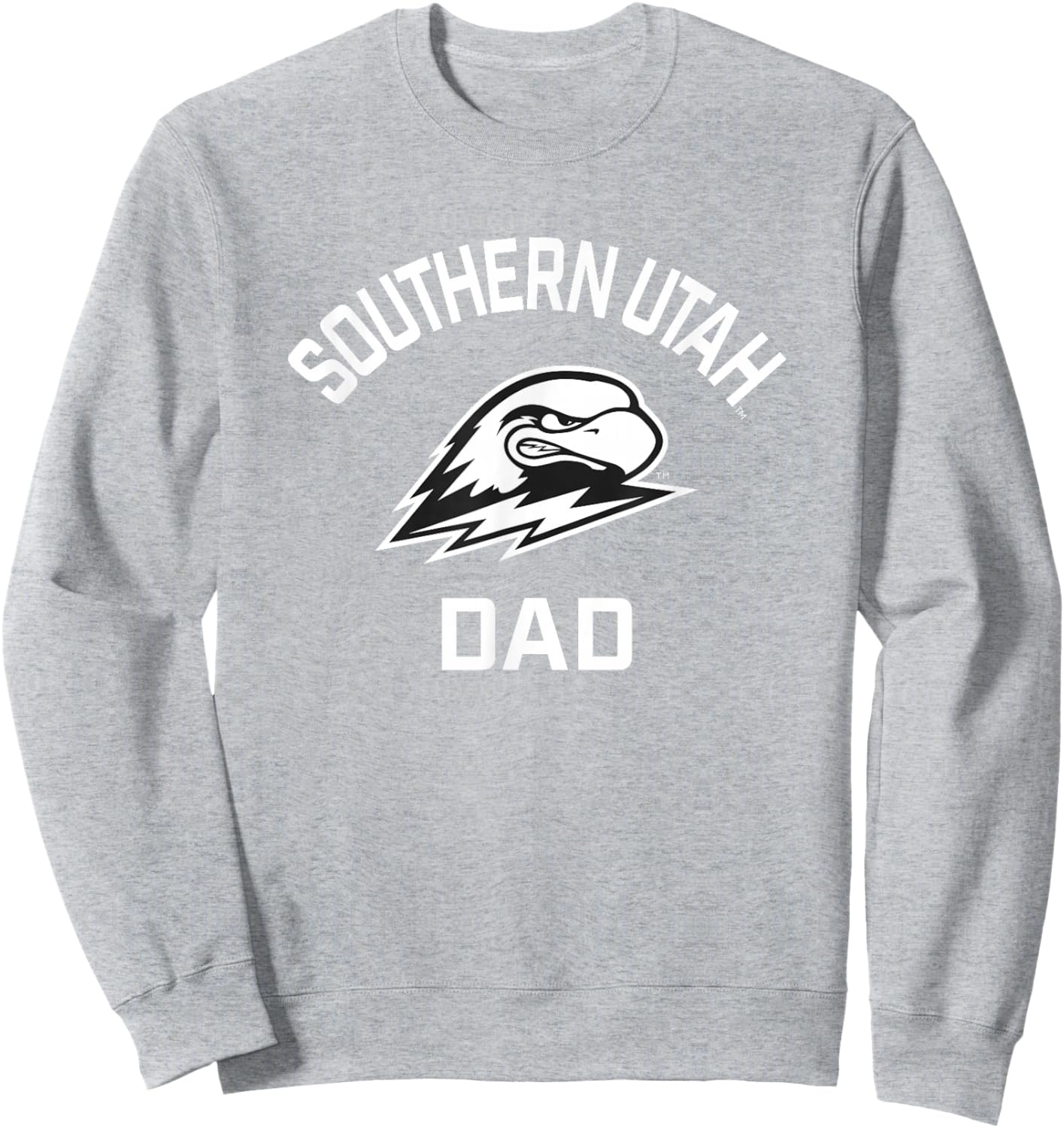 Southern Utah University Thunderbirds Arched Dad Sweatshirt - Sweatshirt | Ash
