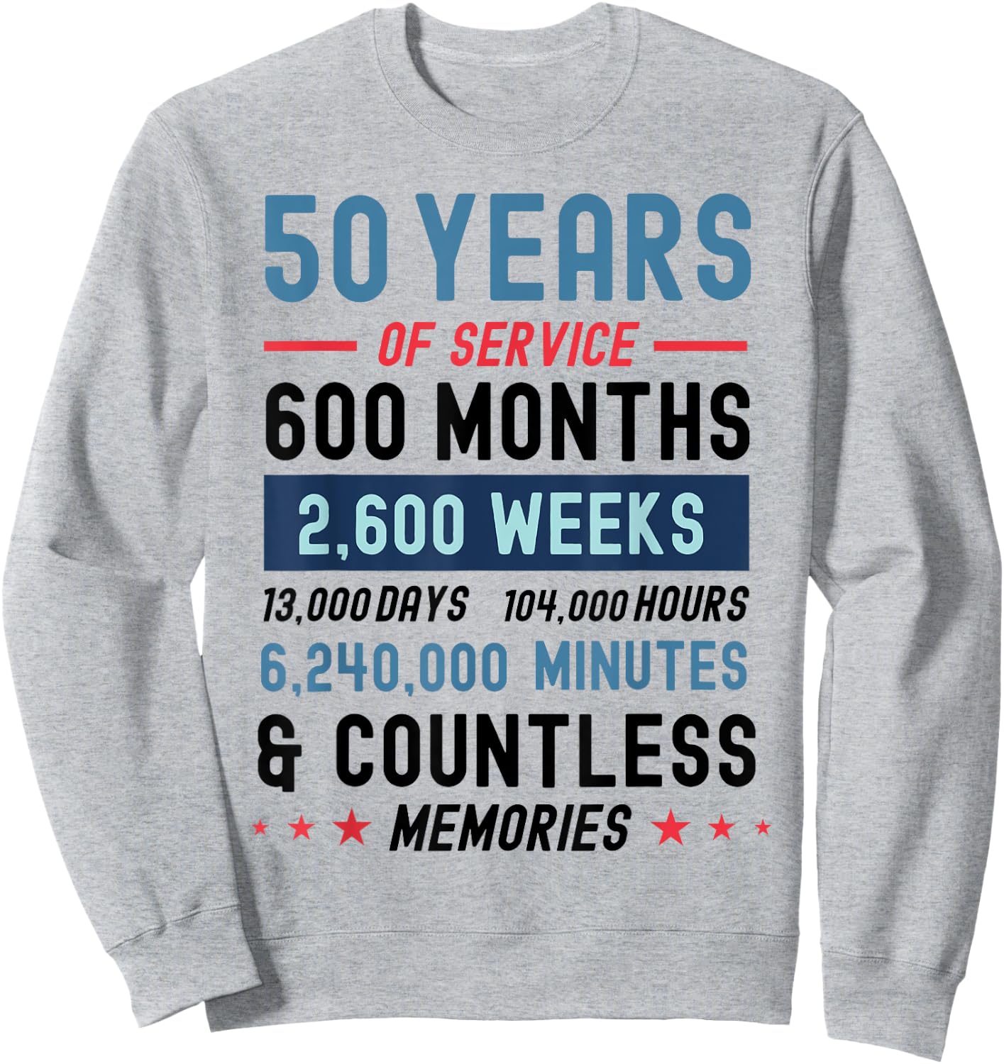 Funny Retirement 50 Years Of Service Retired Retiree Sweatshirt - Sweatshirt | Ash