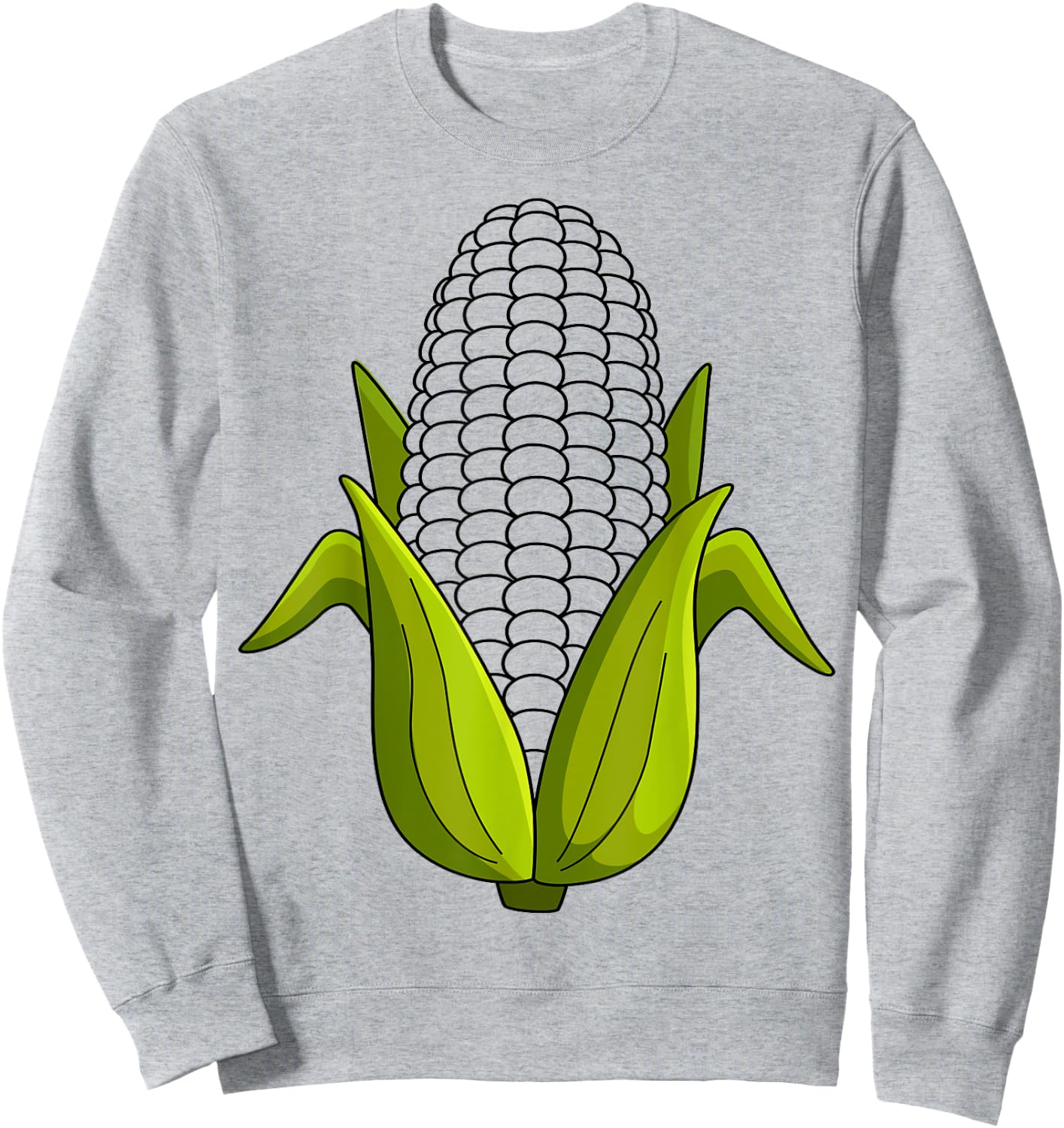 Cute Yellow Corn Costume For Kids and Toddlers Sweatshirt - Sweatshirt | Ash