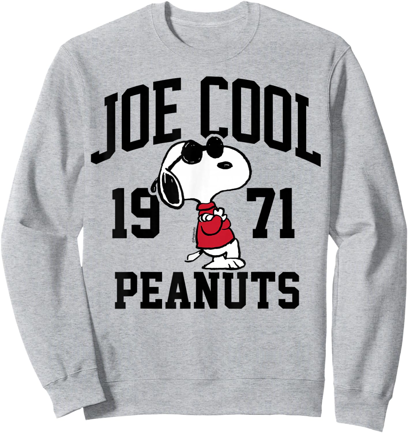 Peanuts - Snoopy Joe Cool 1971 Sweatshirt - Sweatshirt | Ash