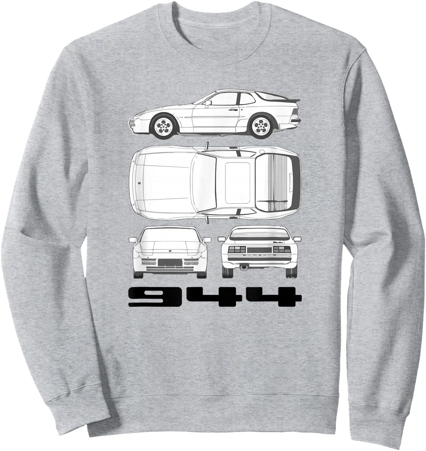 944 Graphic T Shirt Sweatshirt - Sweatshirt | Ash