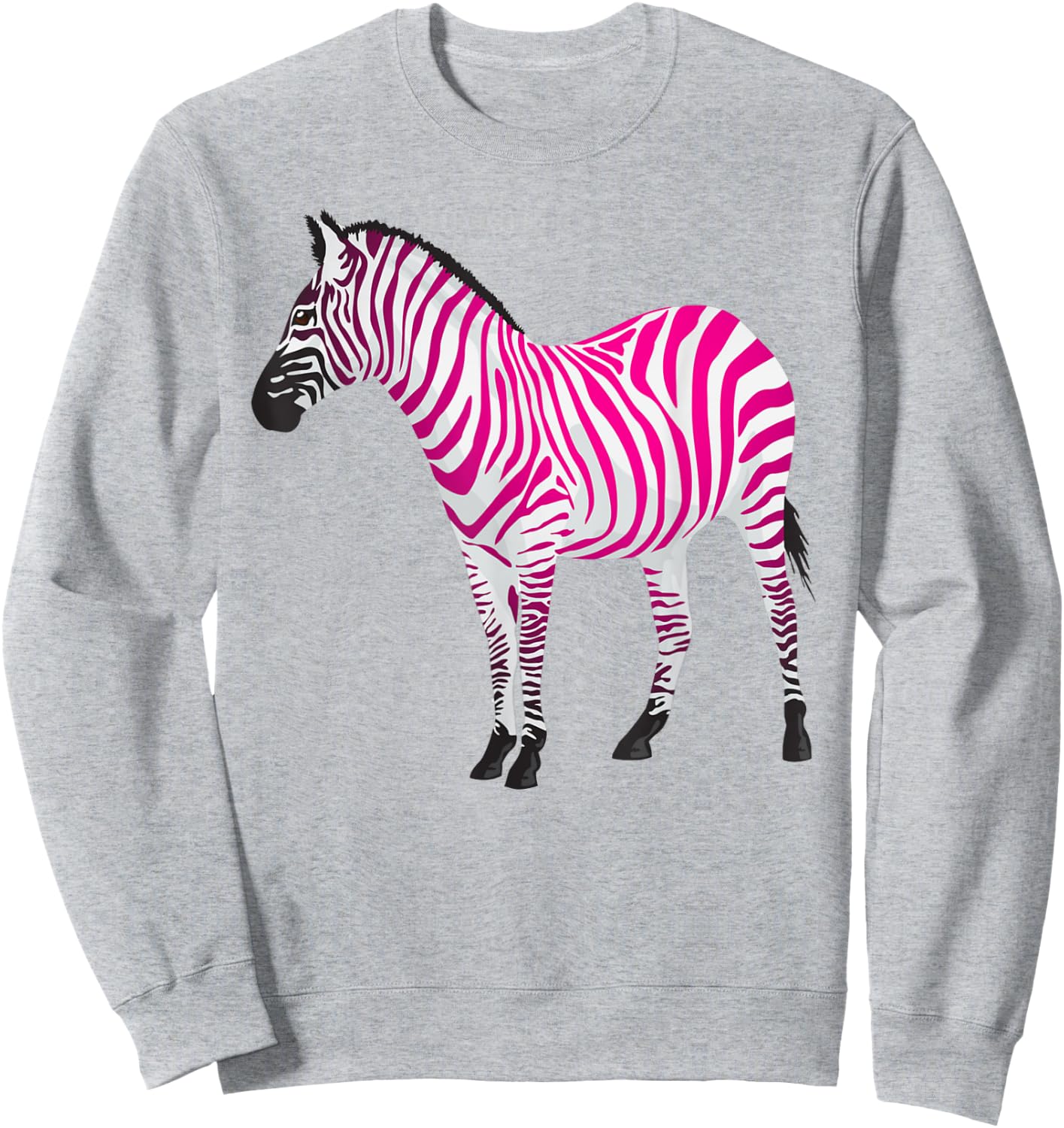Beautiful Zebra Pink Sassy Art Sweatshirt - Sweatshirt | Ash