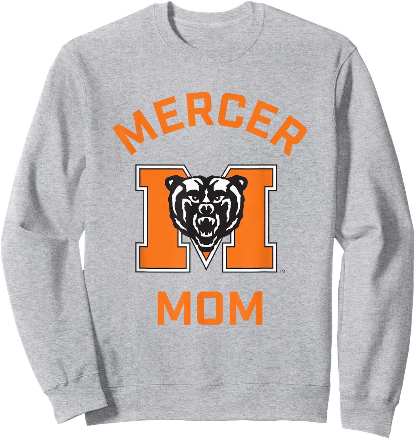 Mercer University Bears Arched Mom Sweatshirt - Sweatshirt | Ash