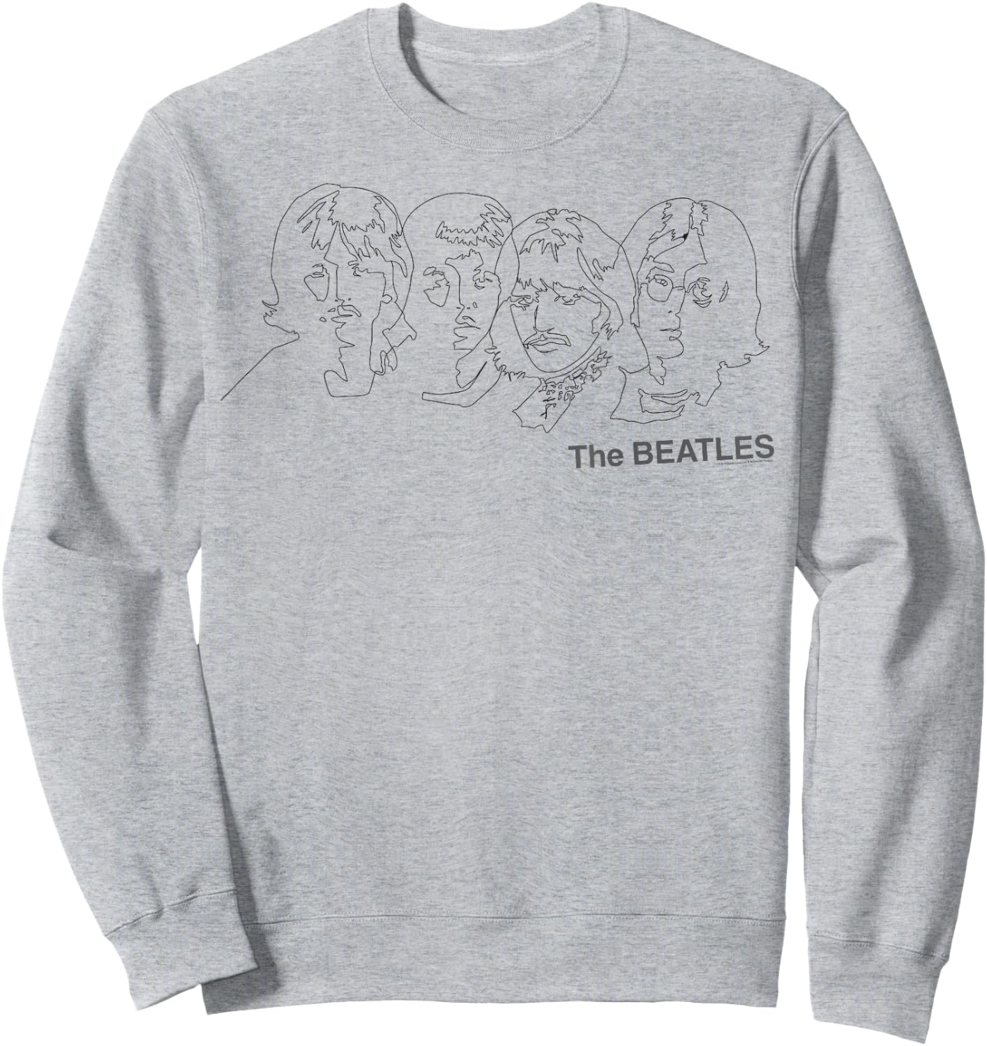 The Beatles Structure Sweatshirt - Sweatshirt | Ash