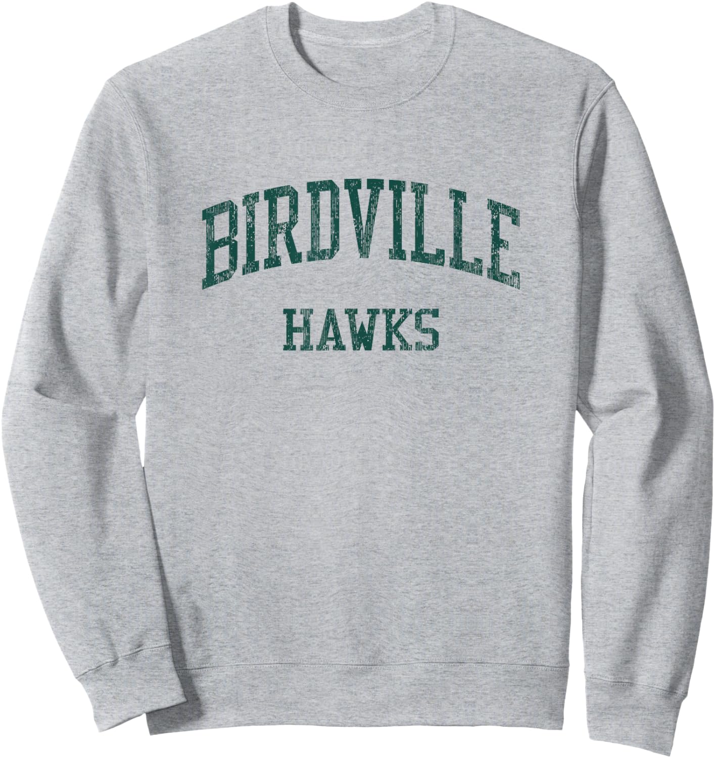 Birdville High School HS North Richland Hills TX Vintage SPO Sweatshirt - Sweatshirt | Ash