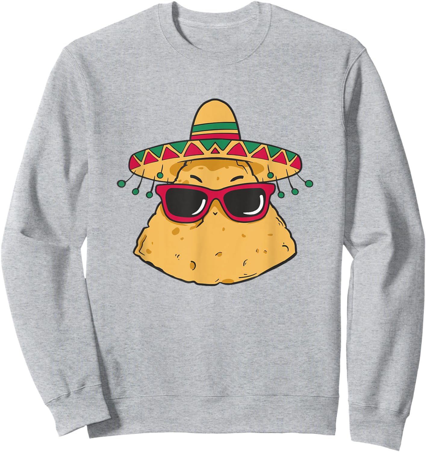 Cool Nacho Tortilla Chip Sweatshirt - Sweatshirt | Ash