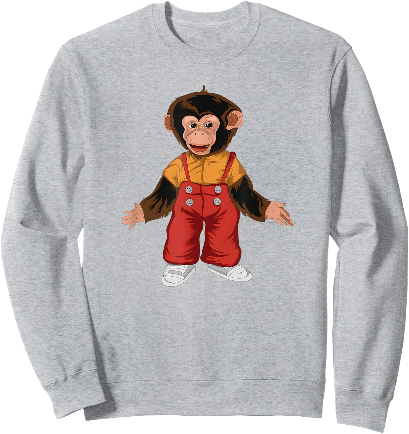 Howdie Doody Monkey Toy Sweatshirt - Sweatshirt | Ash