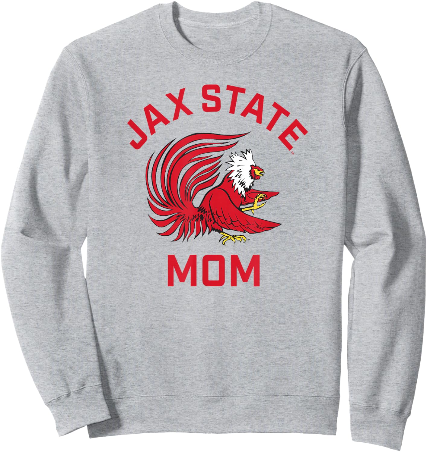Jacksonville State University JSU Gamecocks Arched Mom Sweatshirt - Sweatshirt | Ash