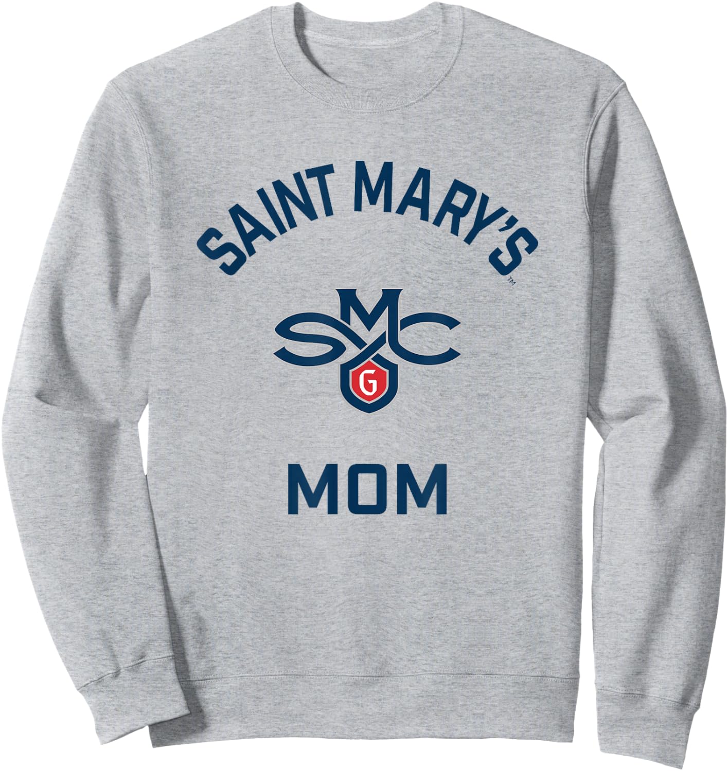 Saint Mary's College Gaels Arched Mom Sweatshirt - Sweatshirt | Ash