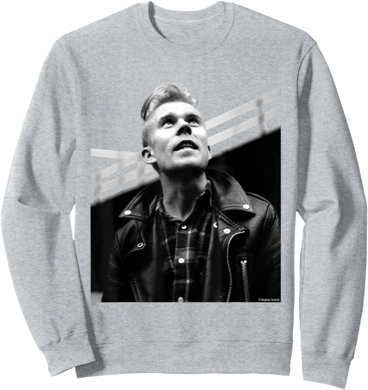 Yazoo Vince Clarke By Virginia Turbett Sweatshirt - Sweatshirt | Ash