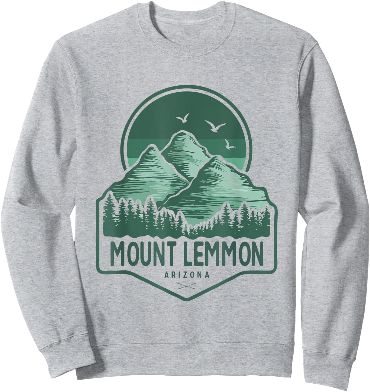 Mount Lemmon Mountains Arizona Hiking Outdoors Vintage Sweatshirt - Sweatshirt | Ash