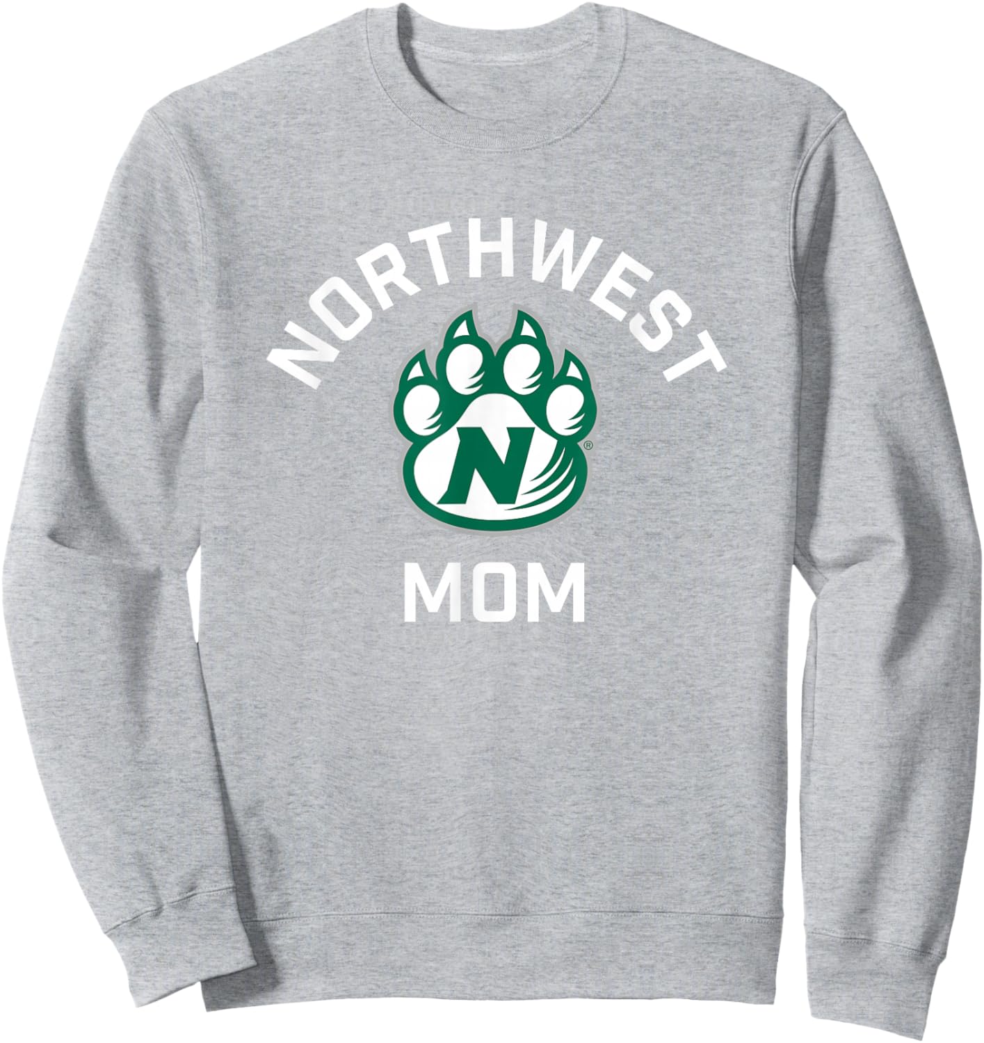 Northwest Missouri State Bearcats Arched Mom Sweatshirt - Sweatshirt | Ash