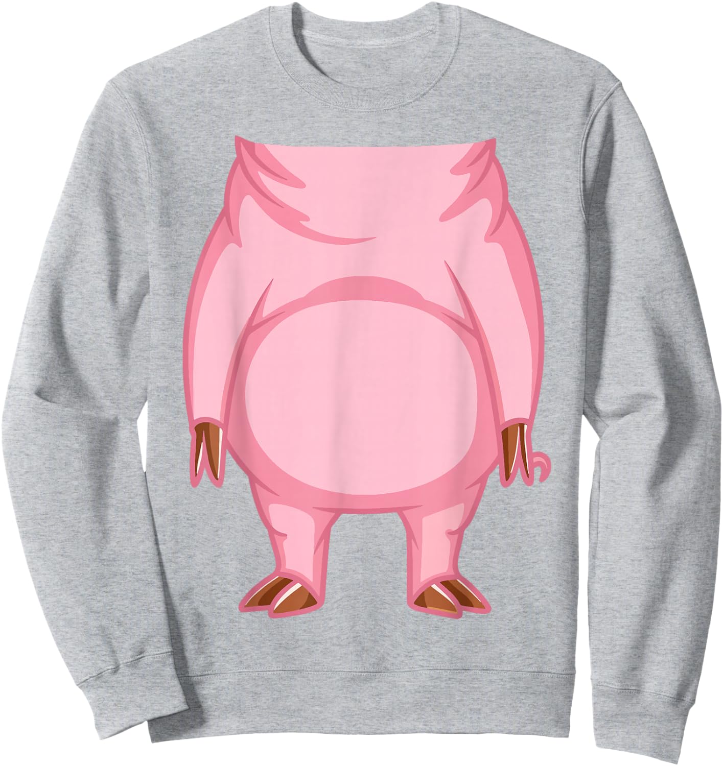 Pig Shirt Adult Kids Men Women Pig Costume Sweatshirt - Sweatshirt | Ash