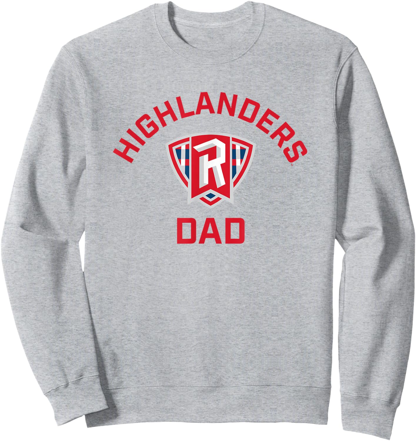Radford University Highlanders Arched Dad Sweatshirt - Sweatshirt | Ash