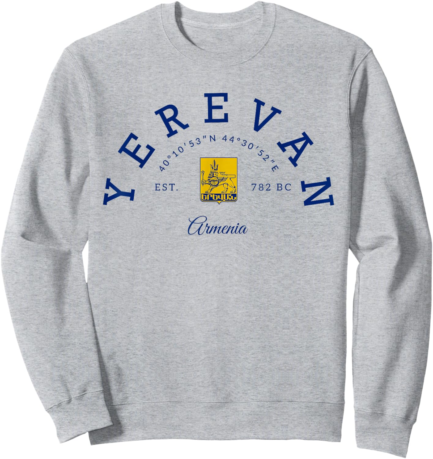 Yerevan Armenia vacation Armenia capital Armenian friend Sweatshirt - Sweatshirt | Ash