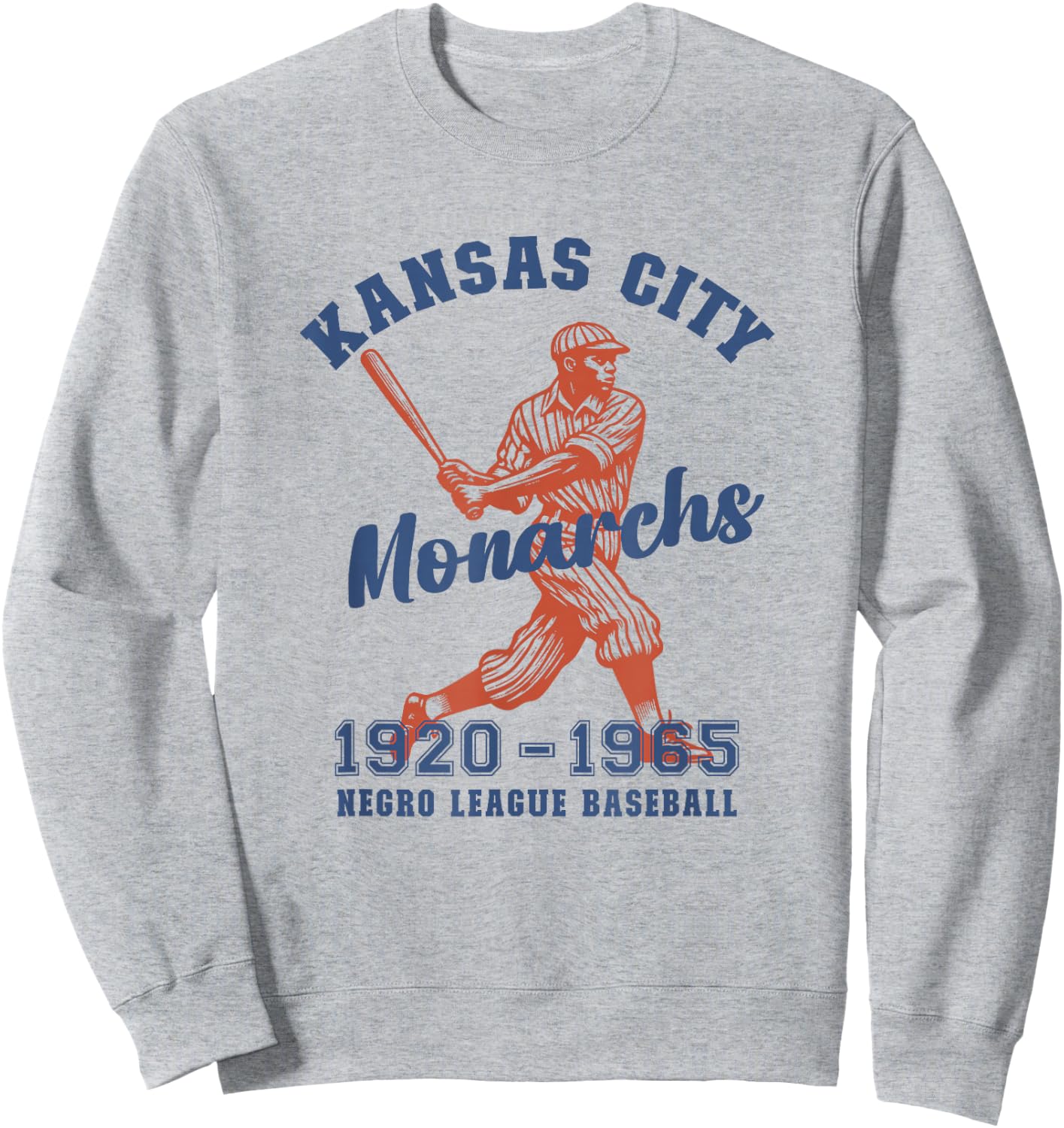 Kansas City Negro League Baseball Black History Month Sweatshirt - Sweatshirt | Ash