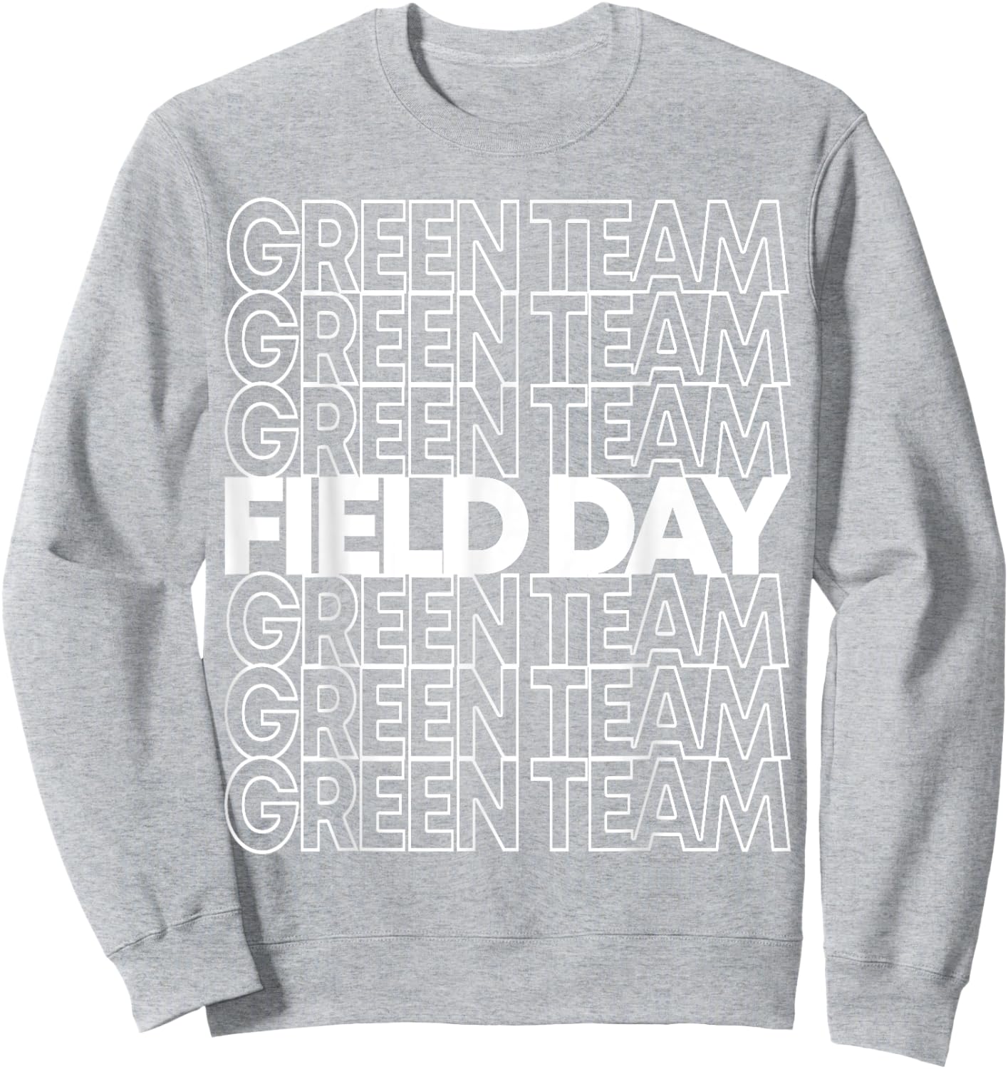 Field Day Green Team Sweatshirt - Sweatshirt | Ash
