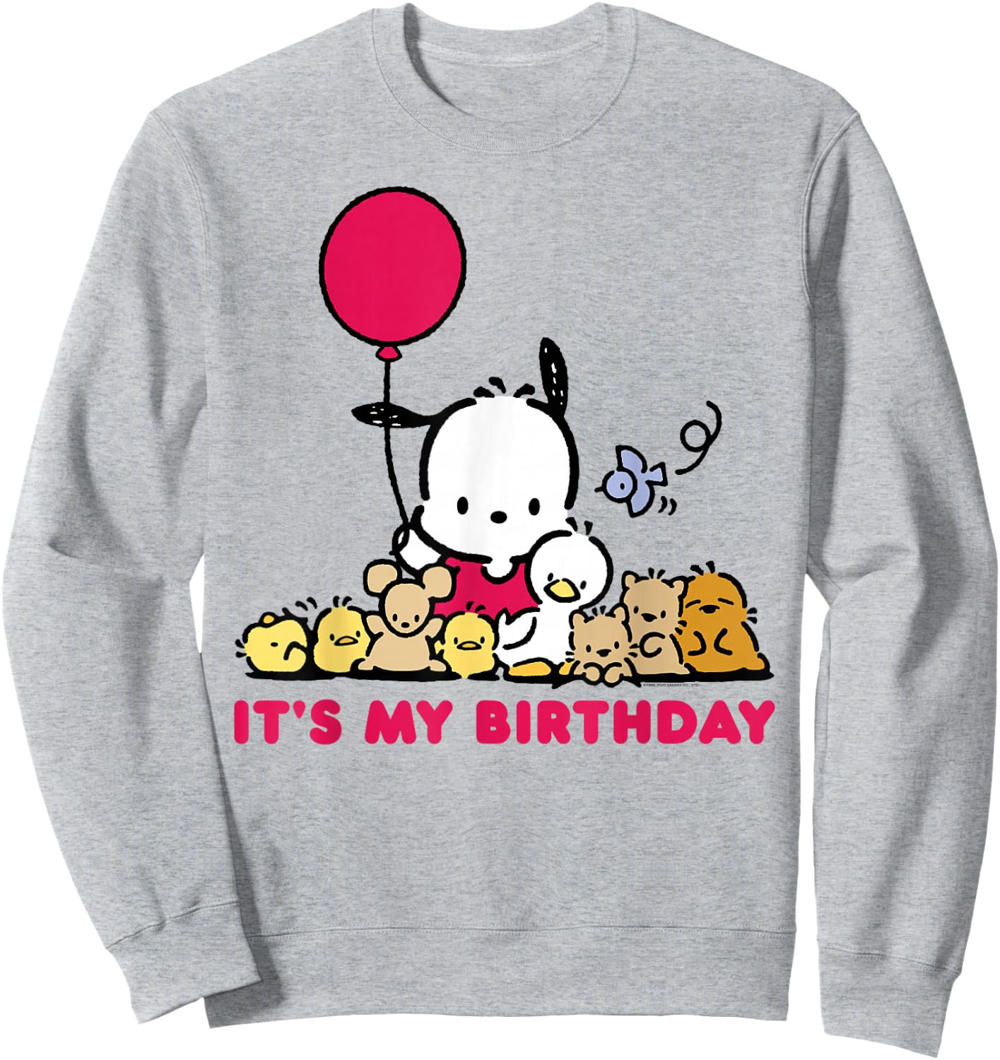 Pochacco It's My Birthday Sweatshirt - Sweatshirt | Ash