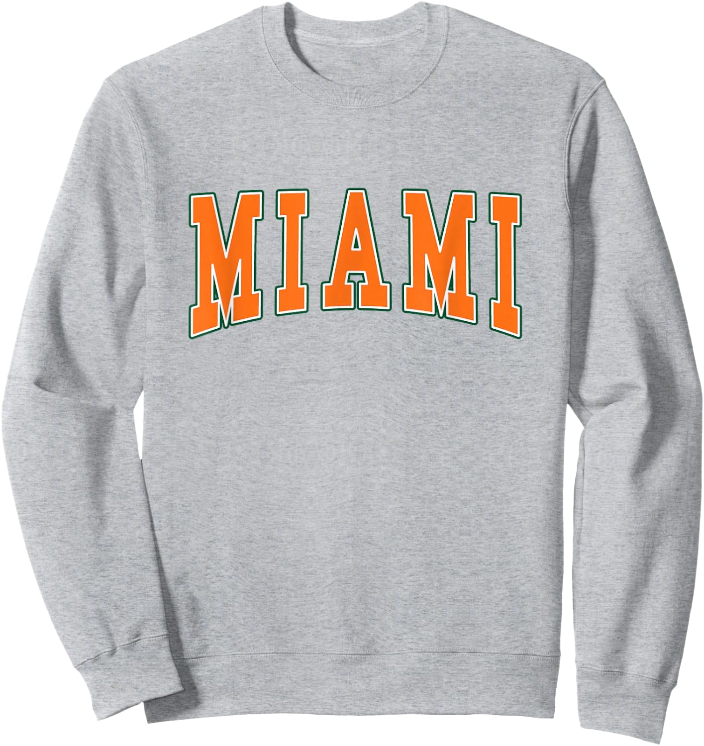 Miami - Throwback Design - Classic Sweatshirt - Sweatshirt | Ash